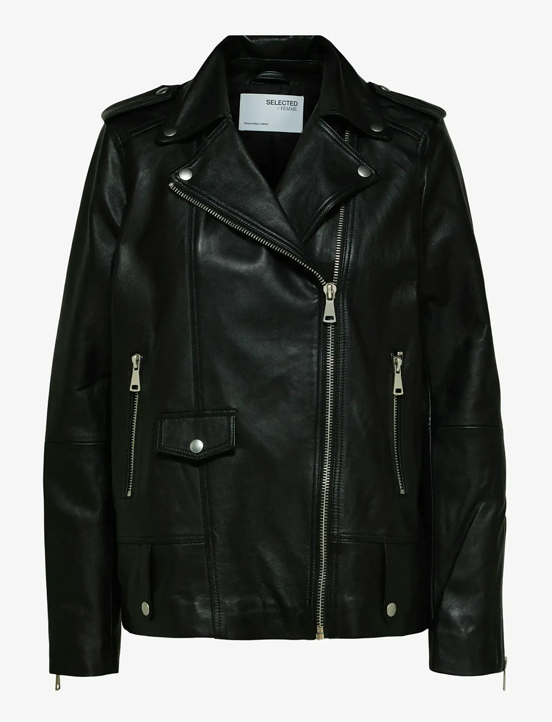 Selected Femme Slfmadison Leather Jacket 224.99 . Buy Leather