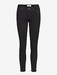 Selected Femme - SLFIDA MW SKINNY  BLACK JEANS U NOOS - skinny jeans - black denim - 0