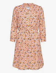 Selected Femme - SLFDAMINA 7/8 AOP DRESS B - skjortekjoler - chalk pink - 0