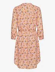 Selected Femme - SLFDAMINA 7/8 AOP DRESS B - skjortklänningar - chalk pink - 1