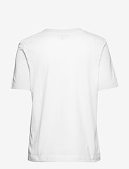 Selected Femme - SLFSTANDARDS V-NECK TEE - t-shirts - bright white - 1