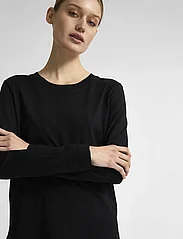 Selected Femme - SLFSTANDARD LS TEE NOOS - t-shirt & tops - black - 6