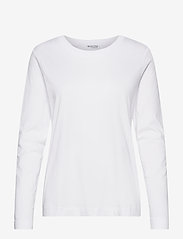 Selected Femme - SLFSTANDARD LS TEE NOOS - langärmlige tops - bright white - 1