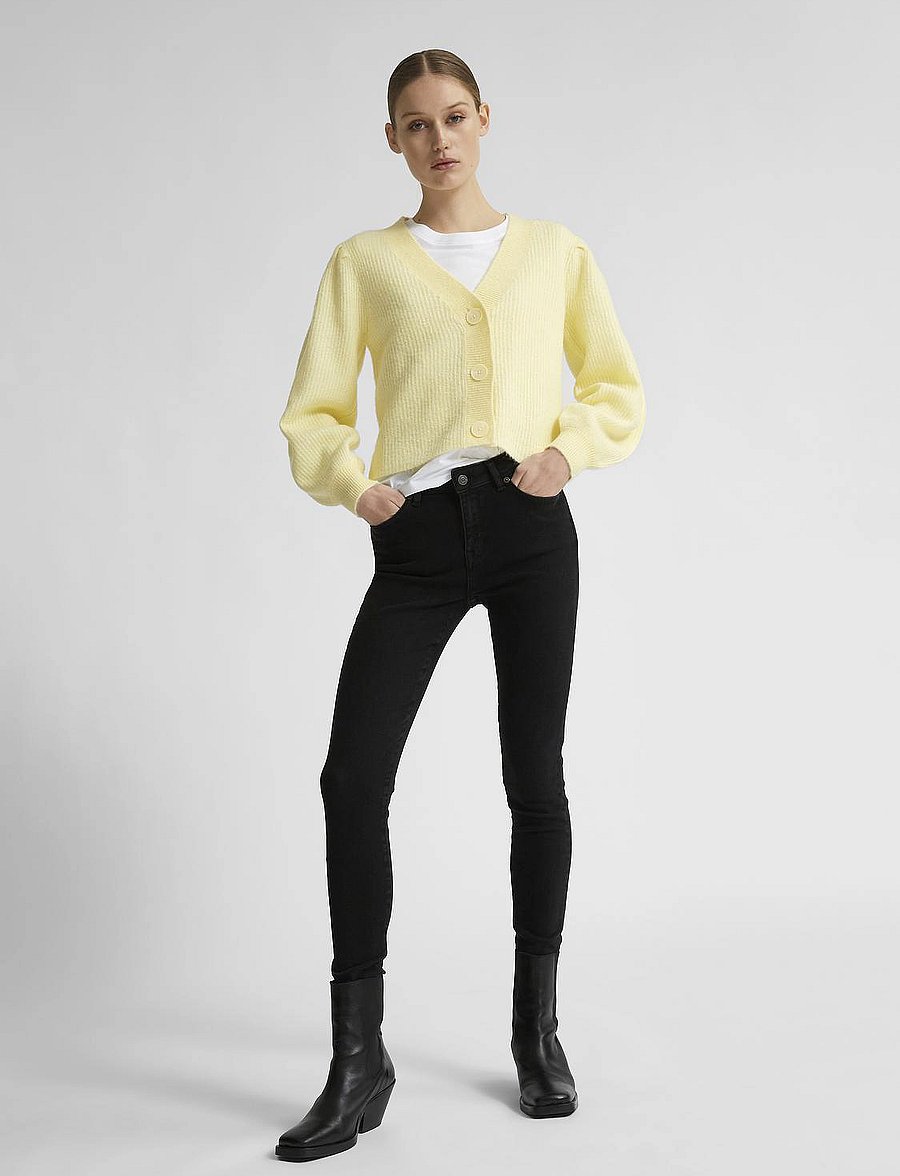 Selected - SLFSTANDARD LS TEE NOOS - langärmlige tops - bright white - 4