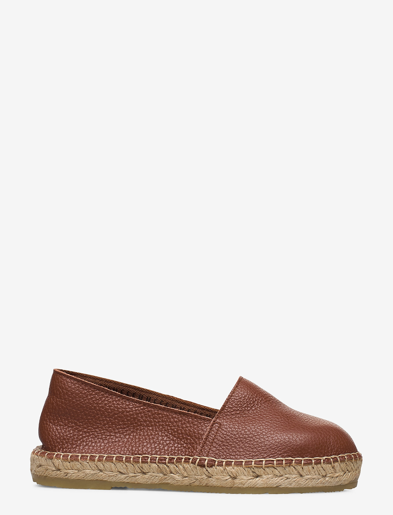 Selected Femme - SLFMARIE LEATHER ESPADRILLES - cognac - 1