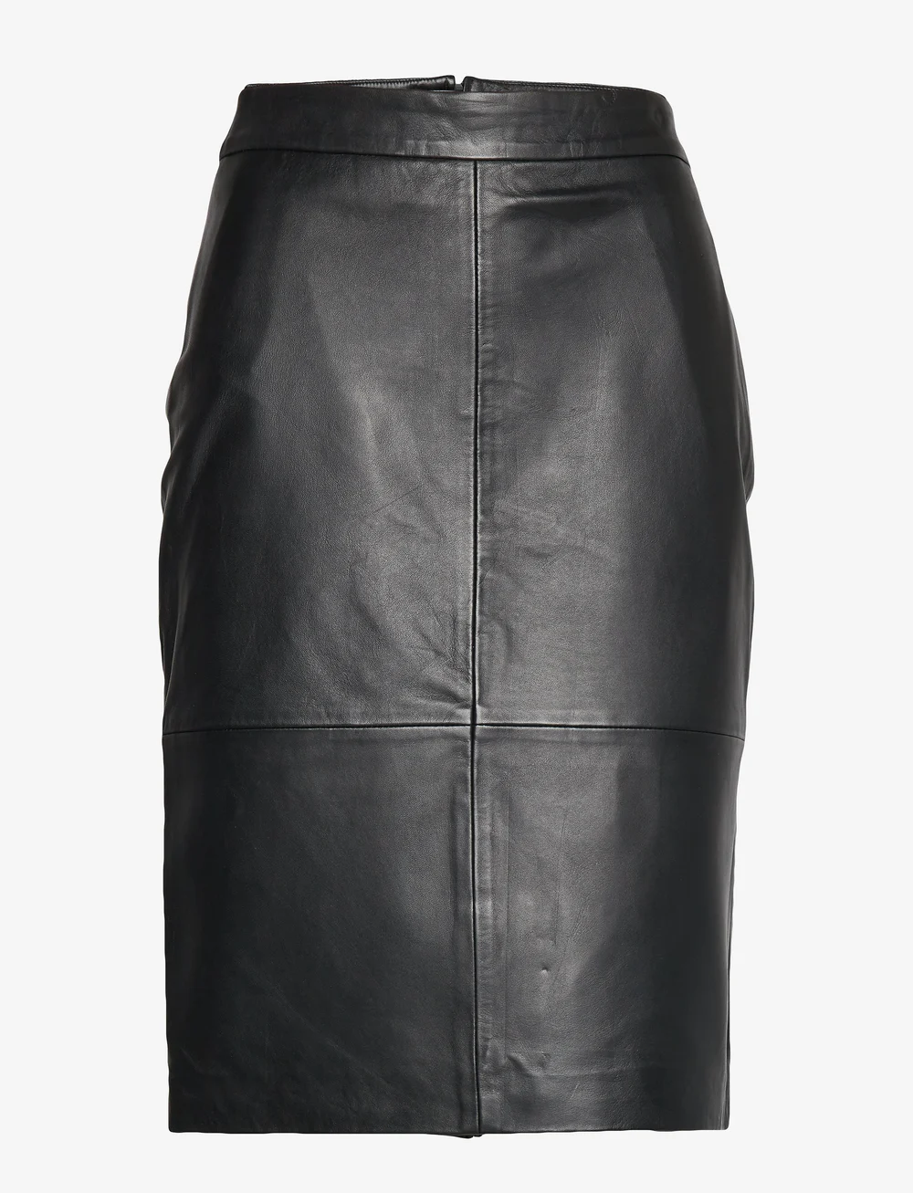 Selected - SLFMAILY HW LEATHER SKIRT NOOS - leather skirts - black - 1