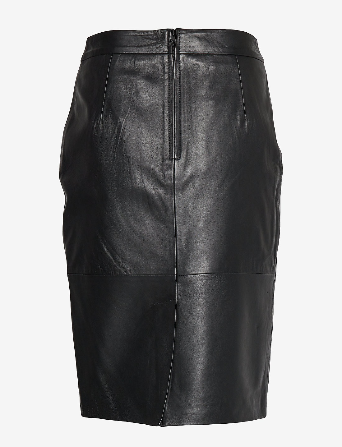 Selected - SLFMAILY HW LEATHER SKIRT NOOS - lædernederdele - black - 2