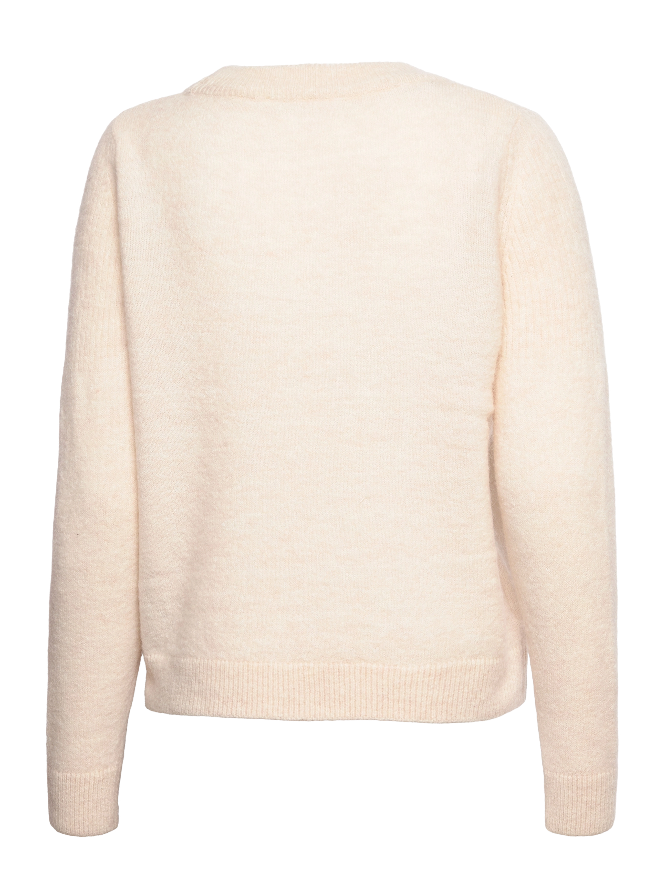 Selected Femme - SLFSIA LS KNIT O-NECK B - birch - 1