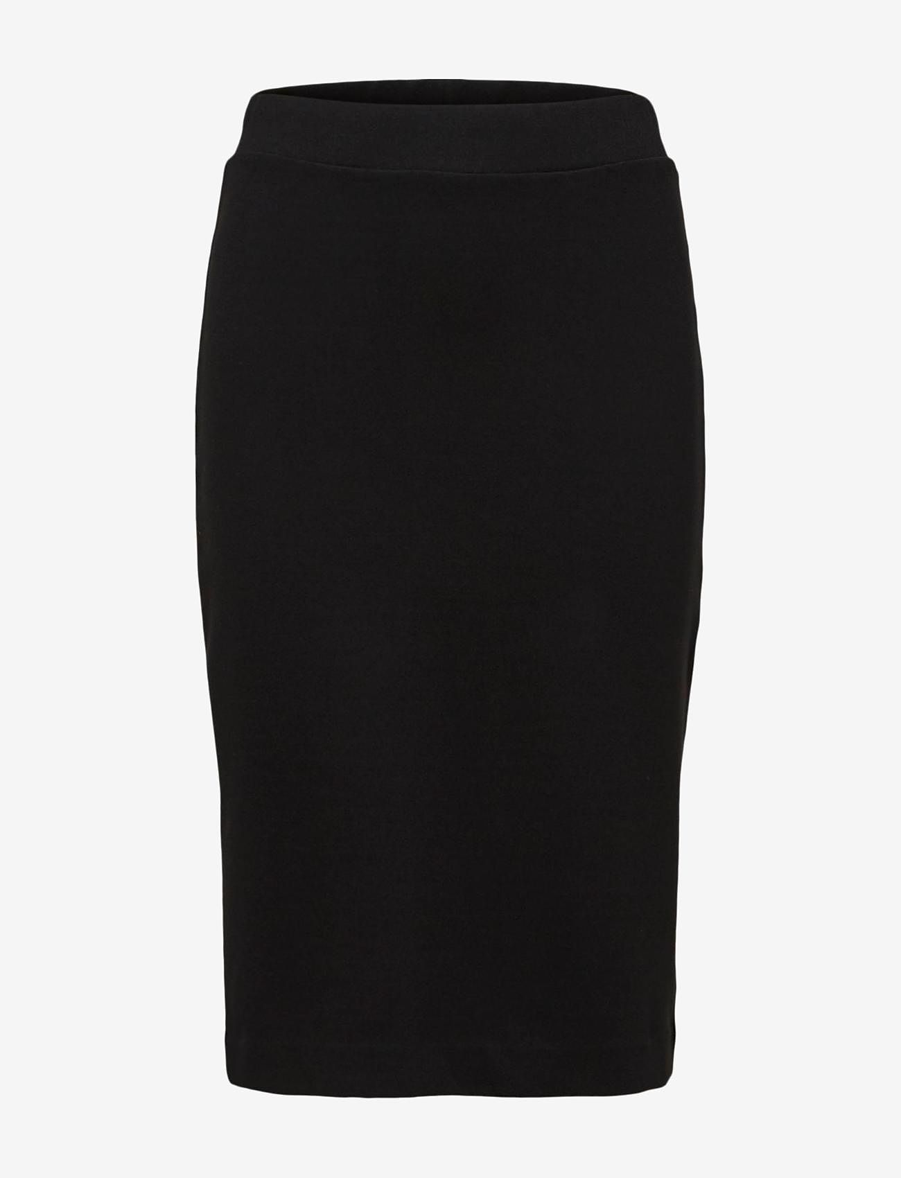 Selected - SLFSHELLY MW PENCIL SKIRT B NOOS - midi skirts - black - 1