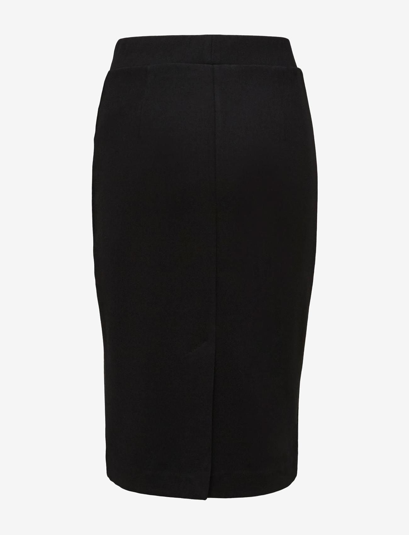 Selected Femme - SLFSHELLY MW PENCIL SKIRT B NOOS - pencil skirts - black - 1