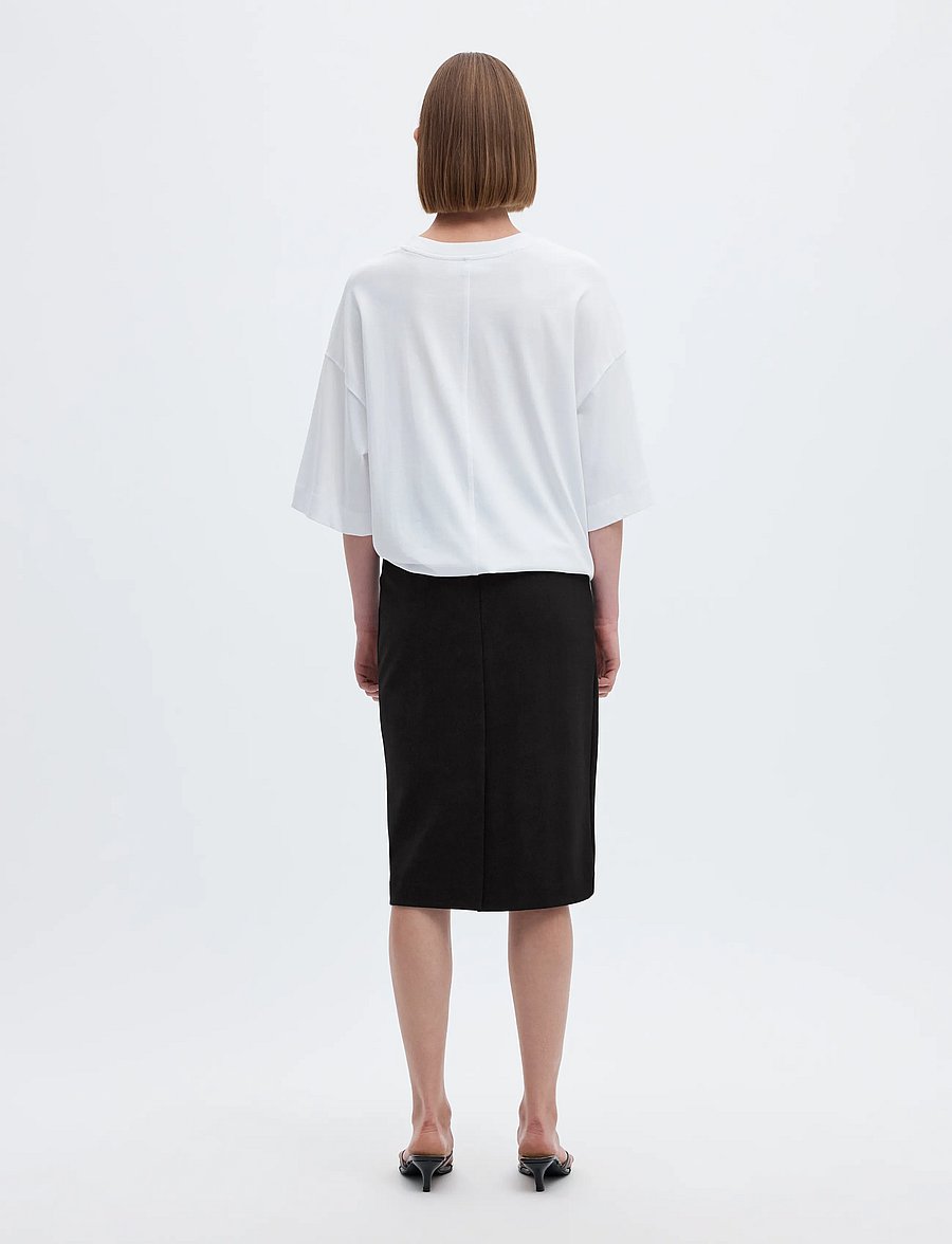Selected - SLFSHELLY MW PENCIL SKIRT B NOOS - midi kjolar - black - 3