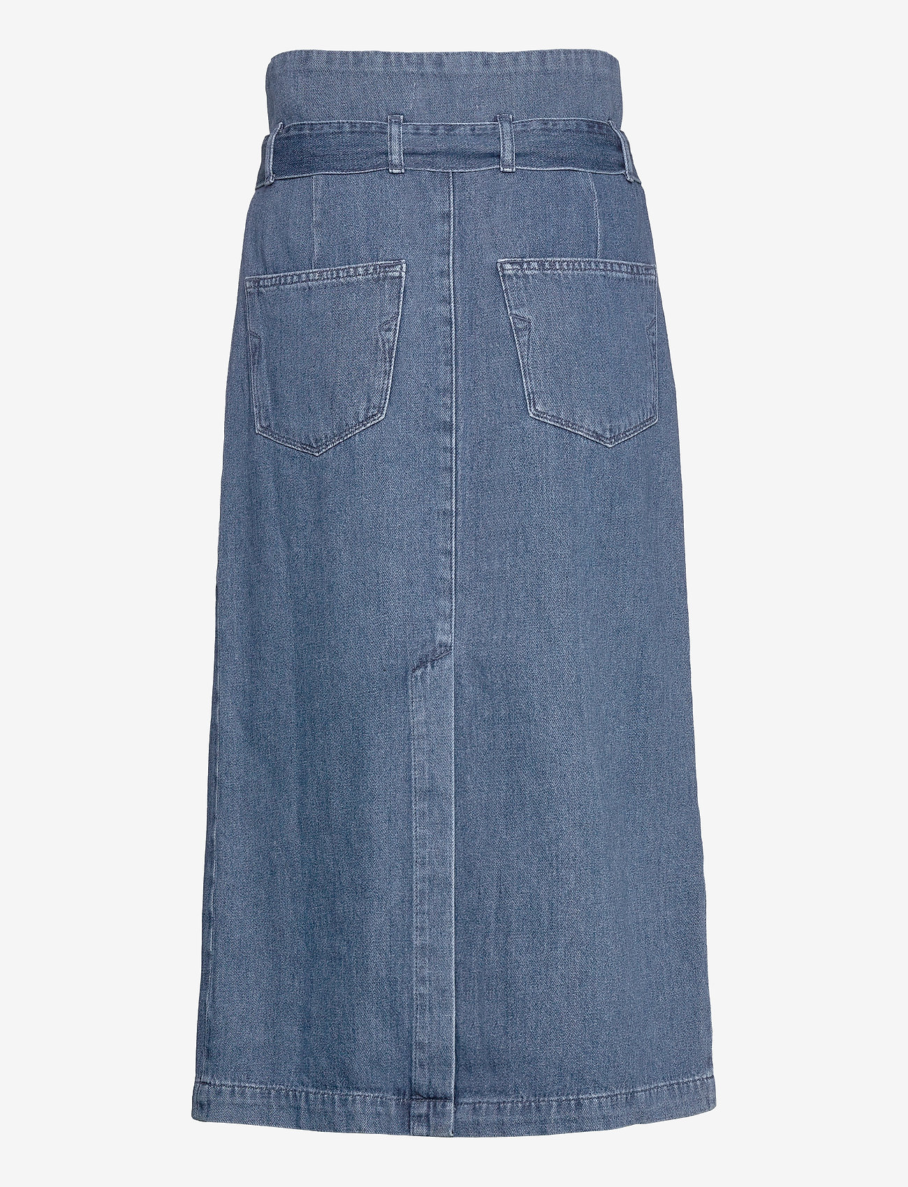 Selected Femme - SLFDEMINA HW INKYLUE DENIM SKIRT W - dark blue denim - 1