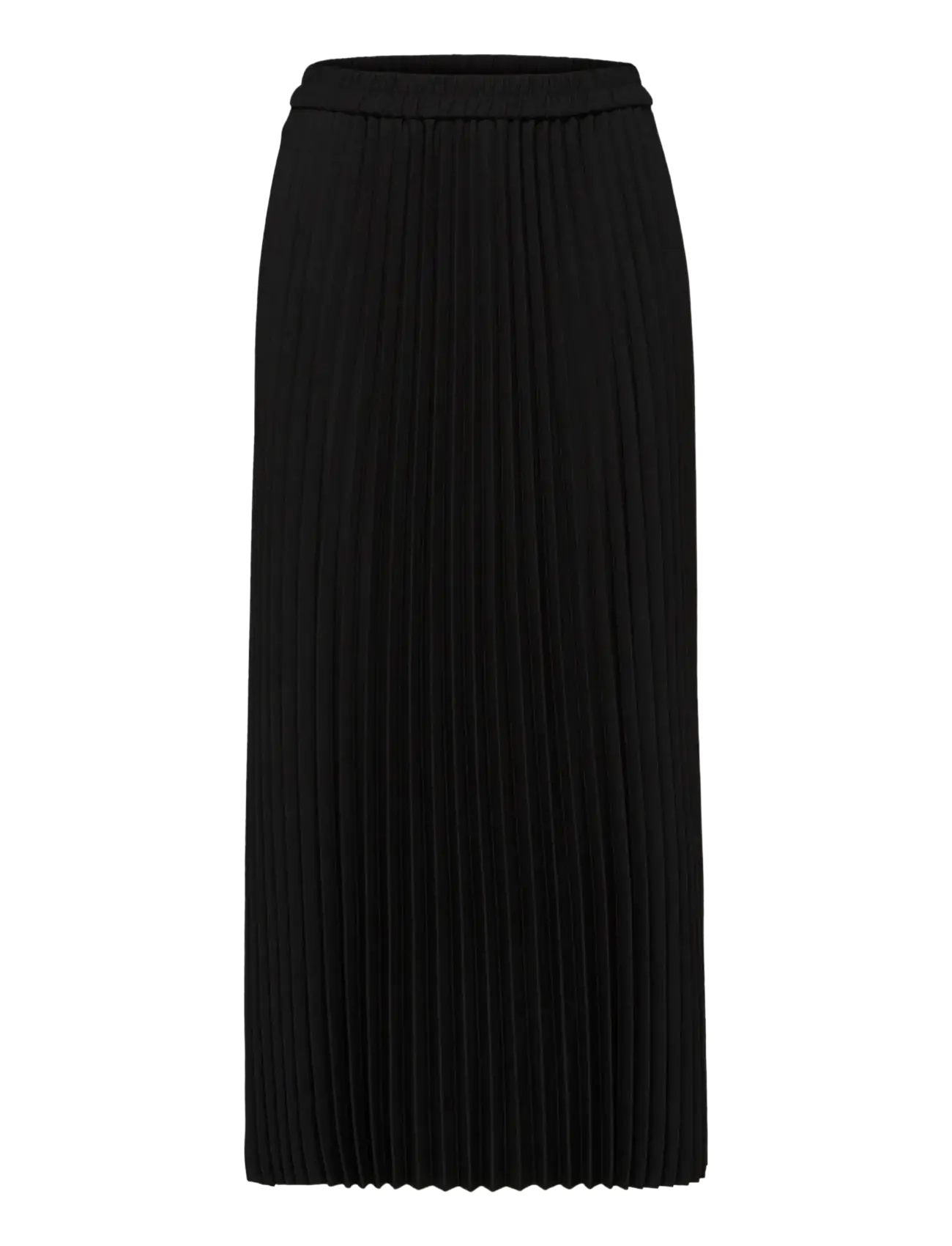 Selected SLFALEXIS MW MIDI SKIRT B NOOS - Riided - BLACK / black
