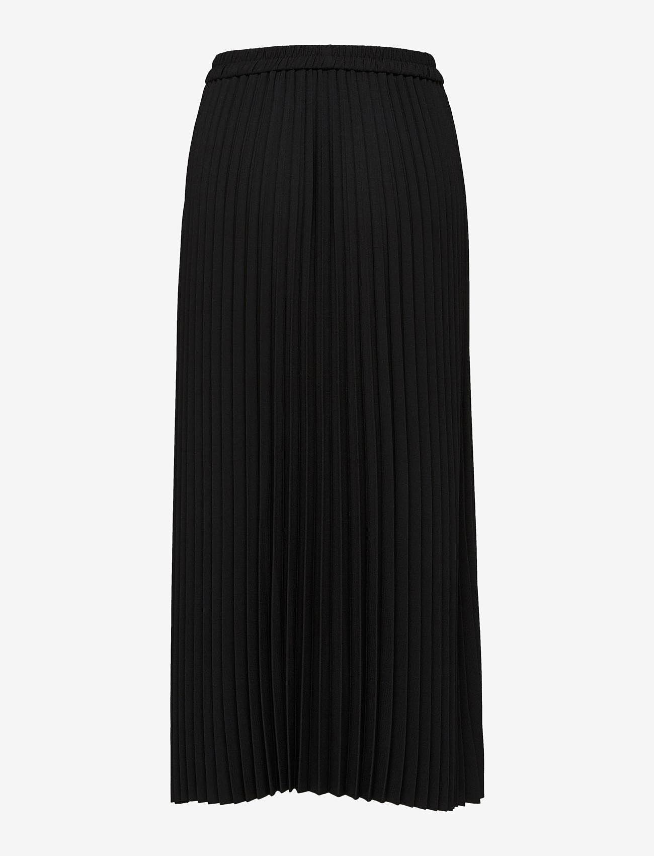 Selected - SLFALEXIS MW MIDI SKIRT B NOOS - plisserade kjolar - black - 2