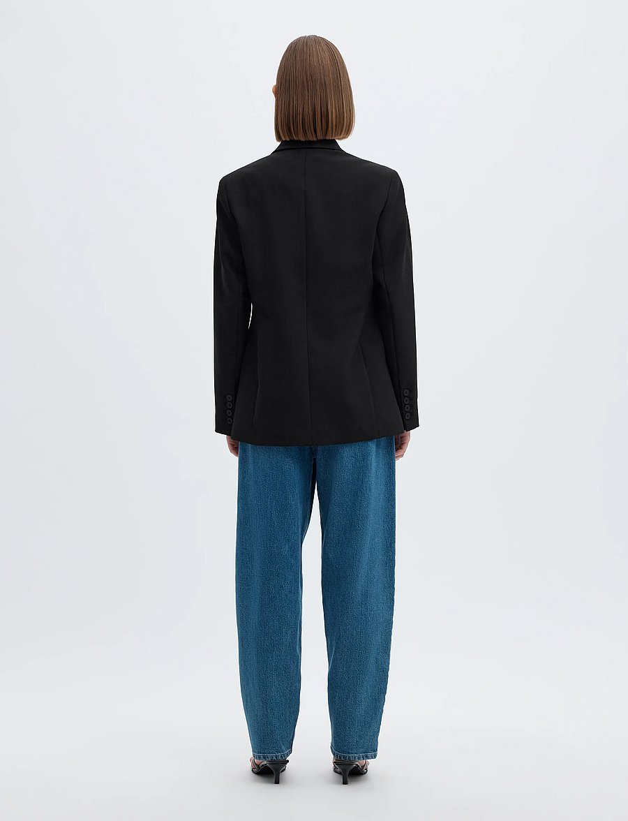 Selected - SLWRITA LS CLASSIC BLAZER FD NOOS - einreihige blazer - black - 3