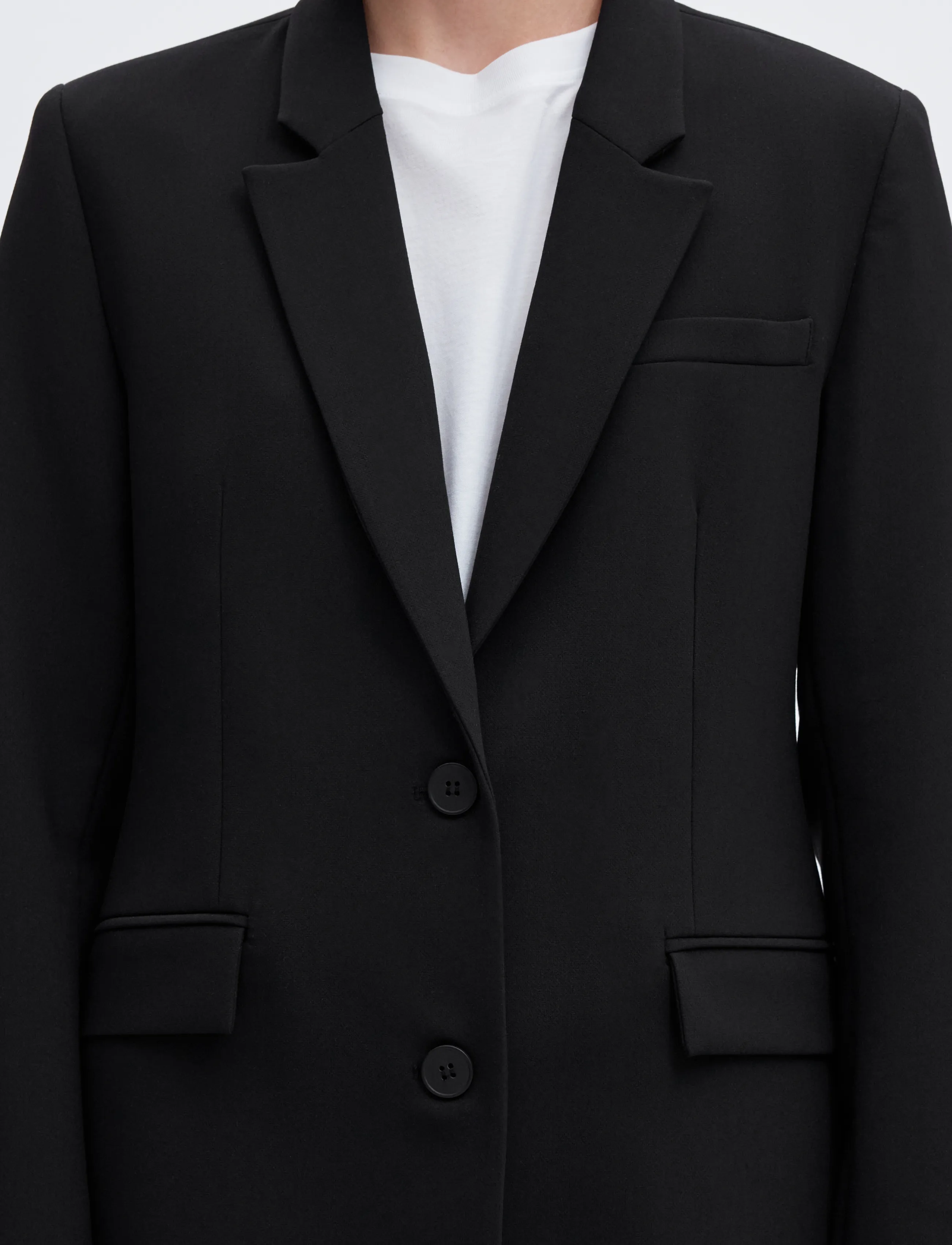 Selected - SLWRITA LS CLASSIC BLAZER FD NOOS - Üherealised pintsakud - black - 5