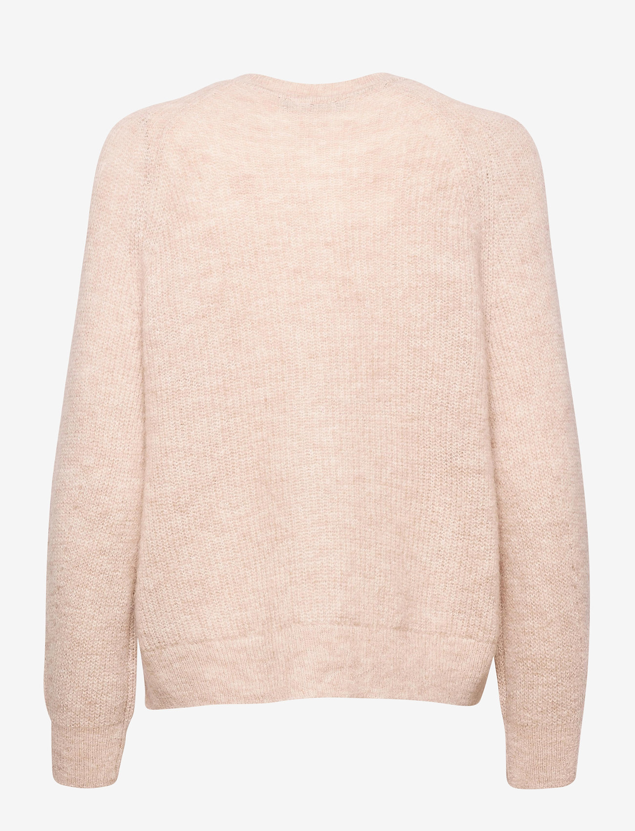 Selected - SLFLULU LS KNIT SHORT CARDIGAN NOOS - cardigans - birch - 2