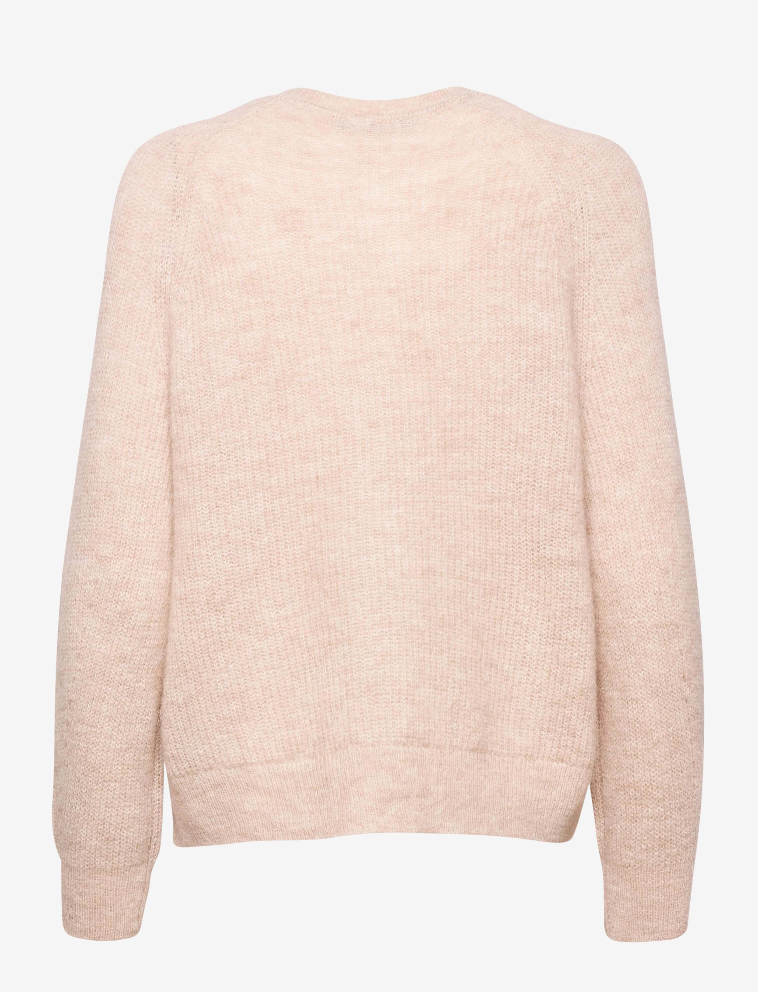 Selected - SLWLULU LS KNIT SHORT CARDIGAN NOOS - gilets - birch - 2