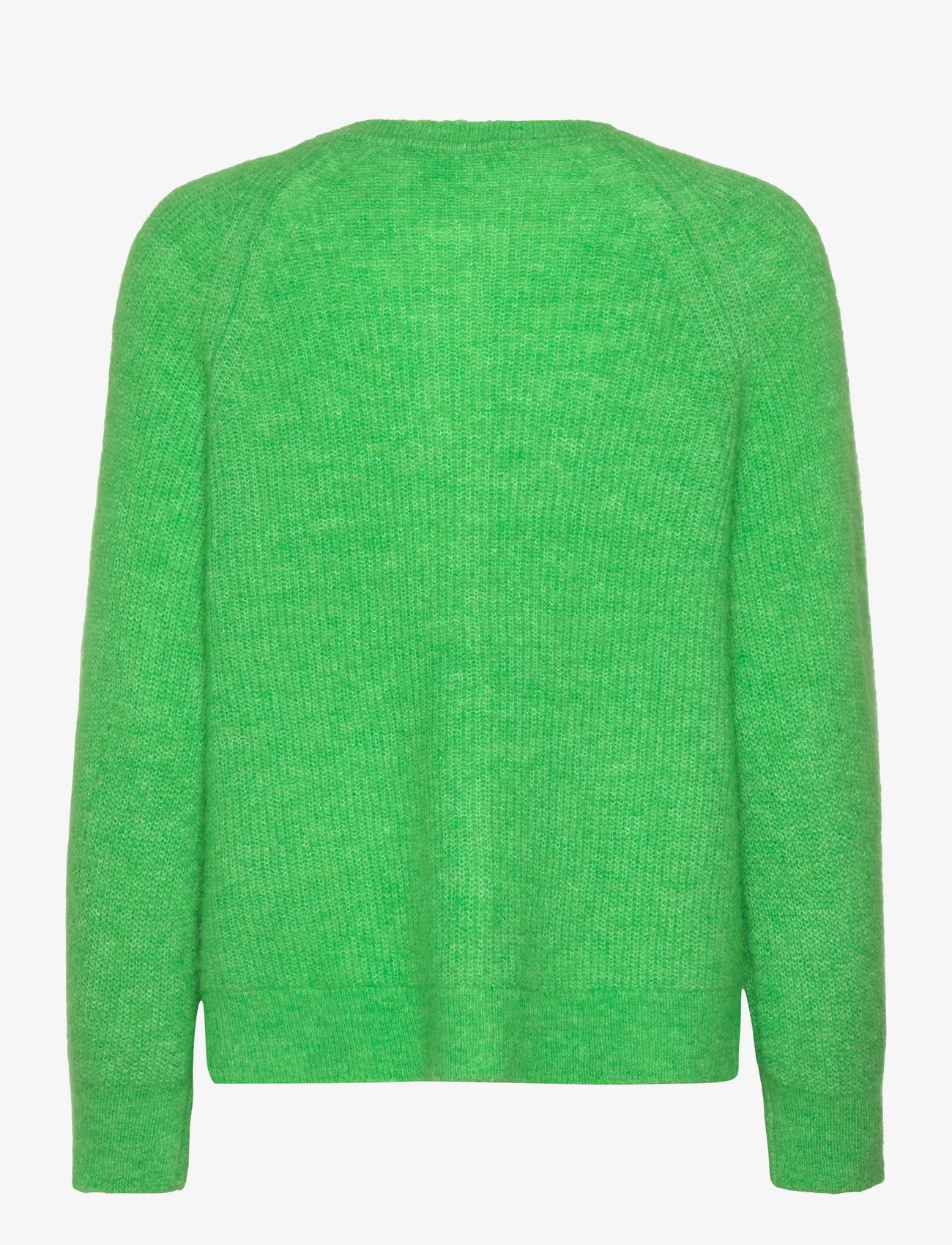 Selected Femme - SLFLULU LS KNIT SHORT CARDIGAN B NOOS - jakas - classic green - 1