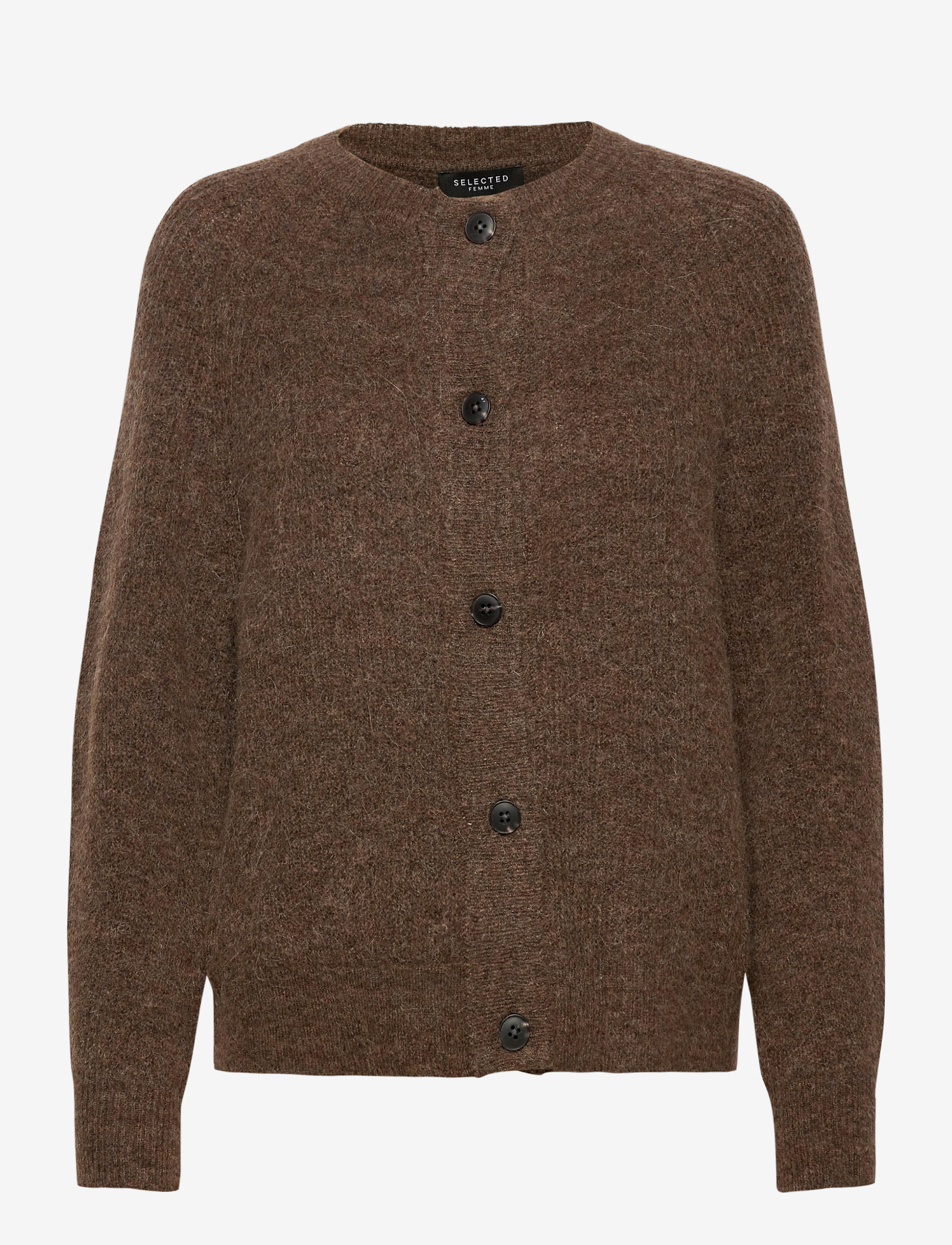 Selected - SLWLULU LS KNIT SHORT CARDIGAN NOOS - koftor - dachshund - 1