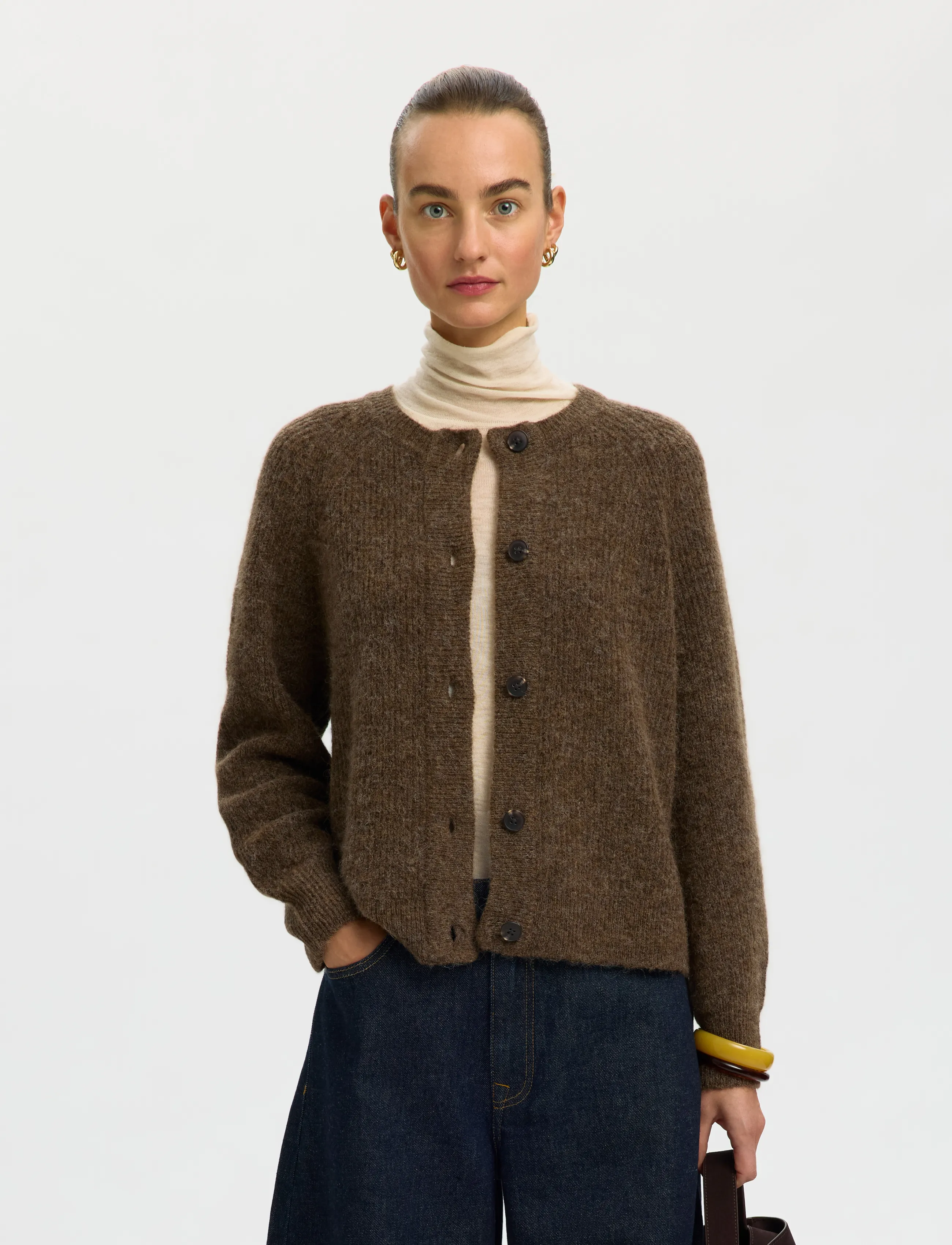 Slwlulu Ls Knit Short Cardigan Noos