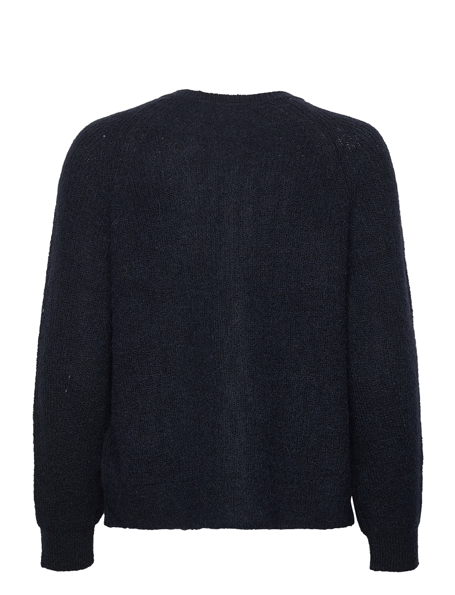 Selected - SLWLULU LS KNIT SHORT CARDIGAN NOOS - strickjacken - dark sapphire - 2