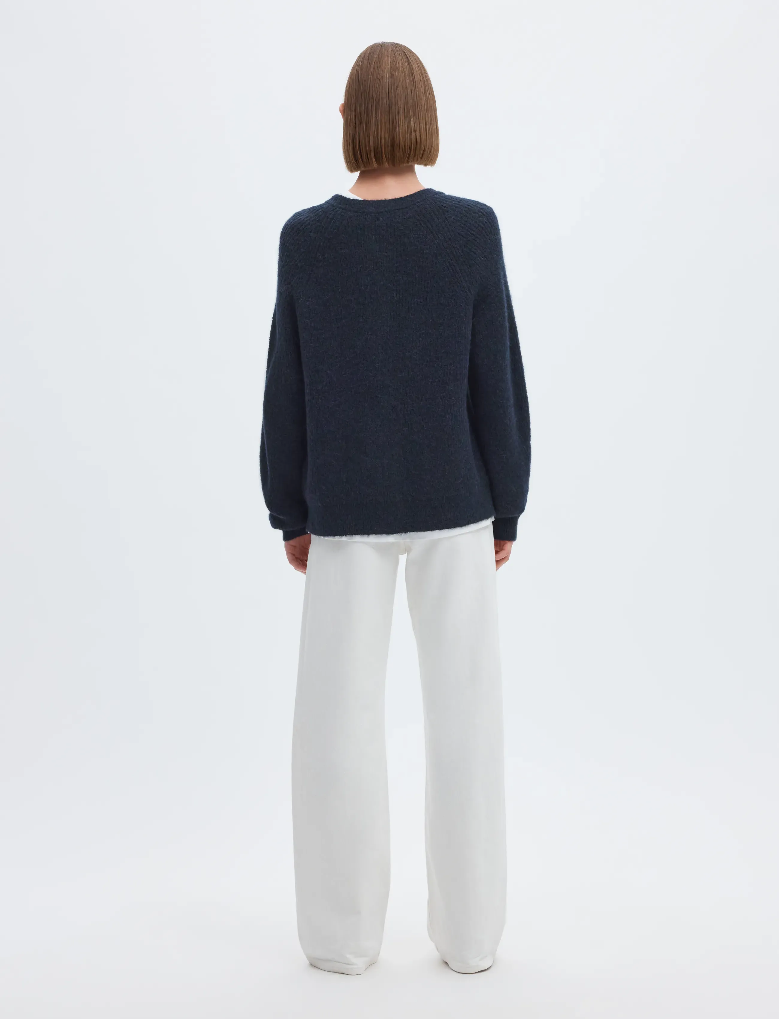 Selected - SLWLULU LS KNIT SHORT CARDIGAN NOOS - cardigans - dark sapphire - 3