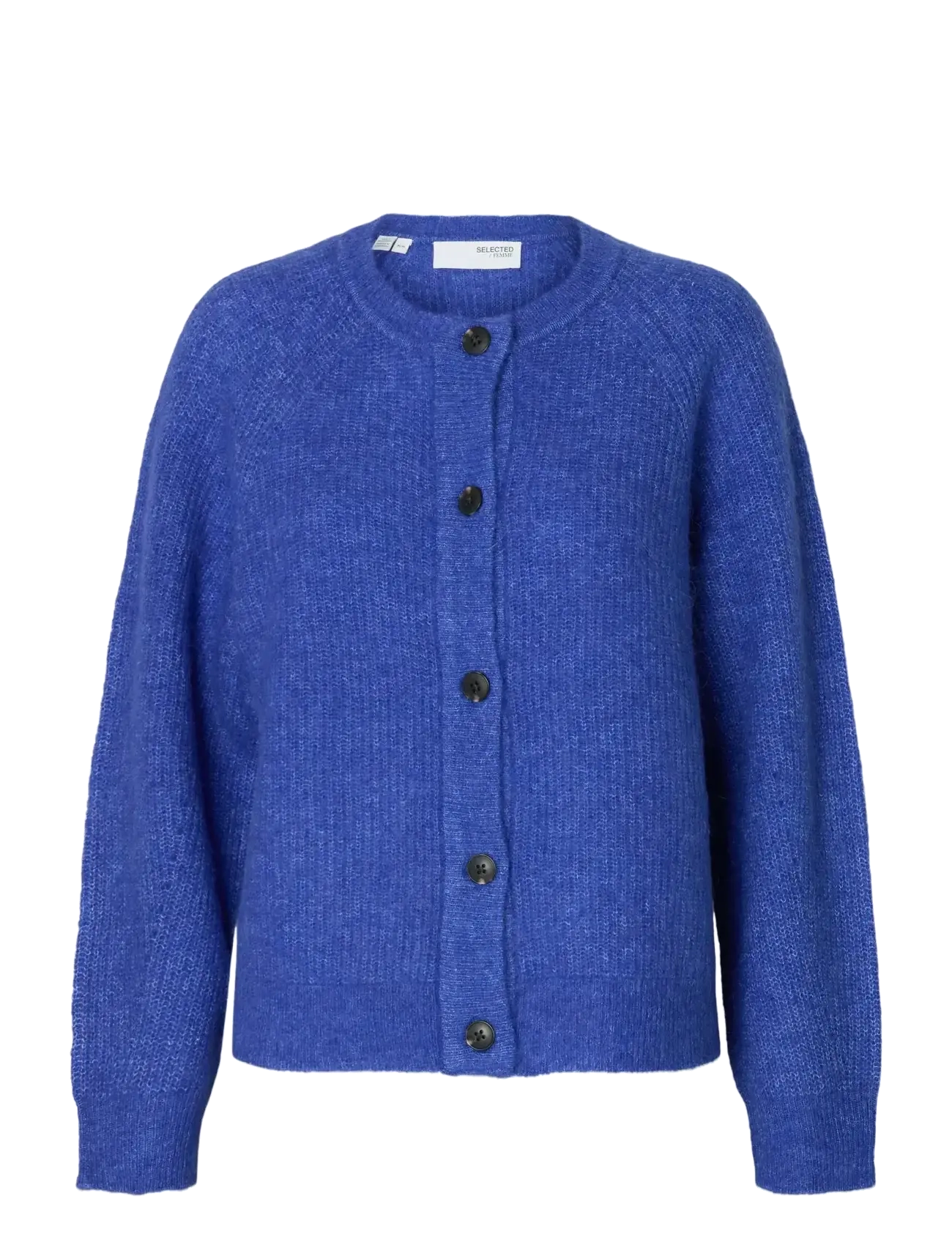 Selected SLWLULU LS KNIT SHORT CARDIGAN NOOS - Selected - DAZZLING BLUE / blue