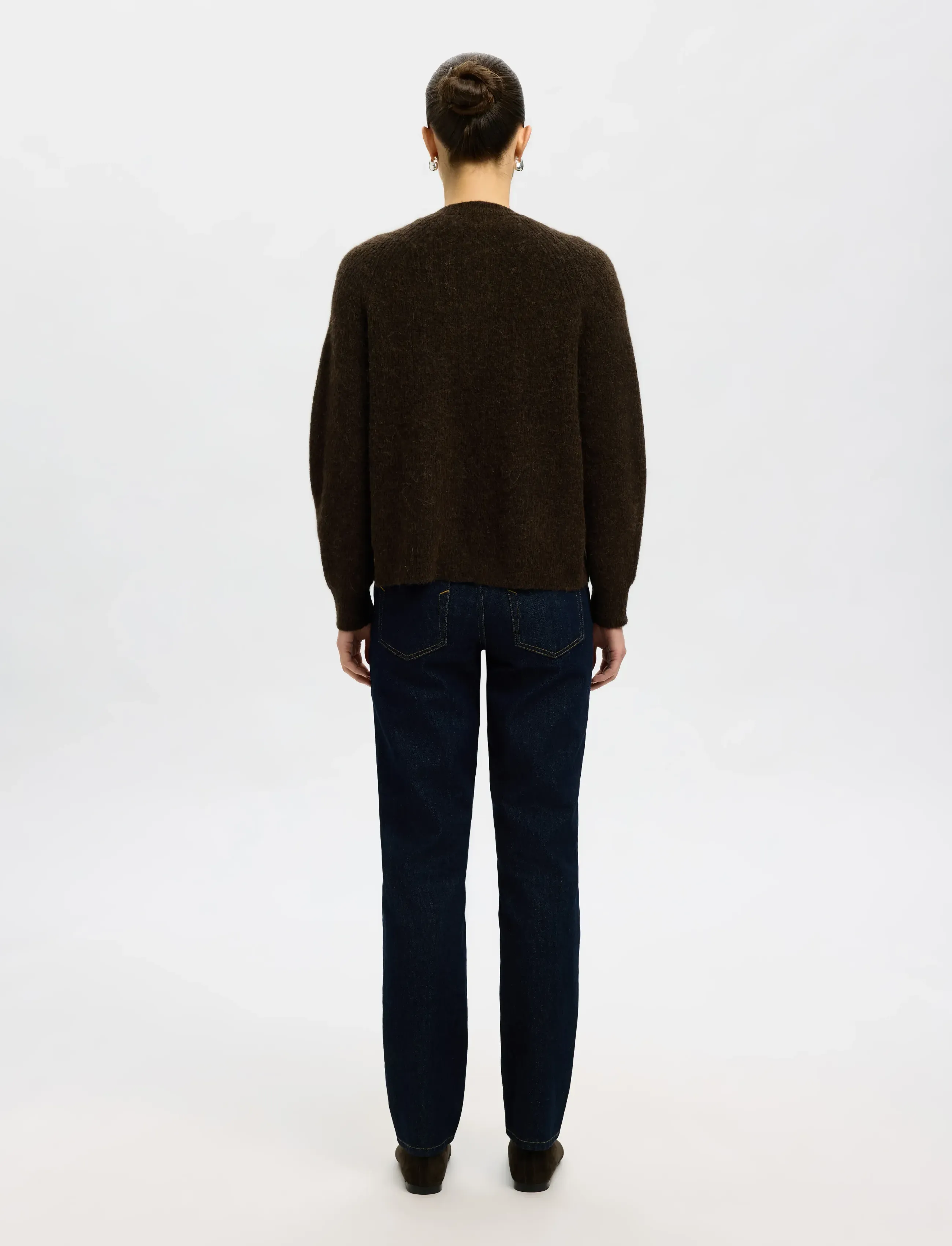 Selected - SLFLULU LS KNIT SHORT CARDIGAN B NOOS - cardigans - delicioso - 2