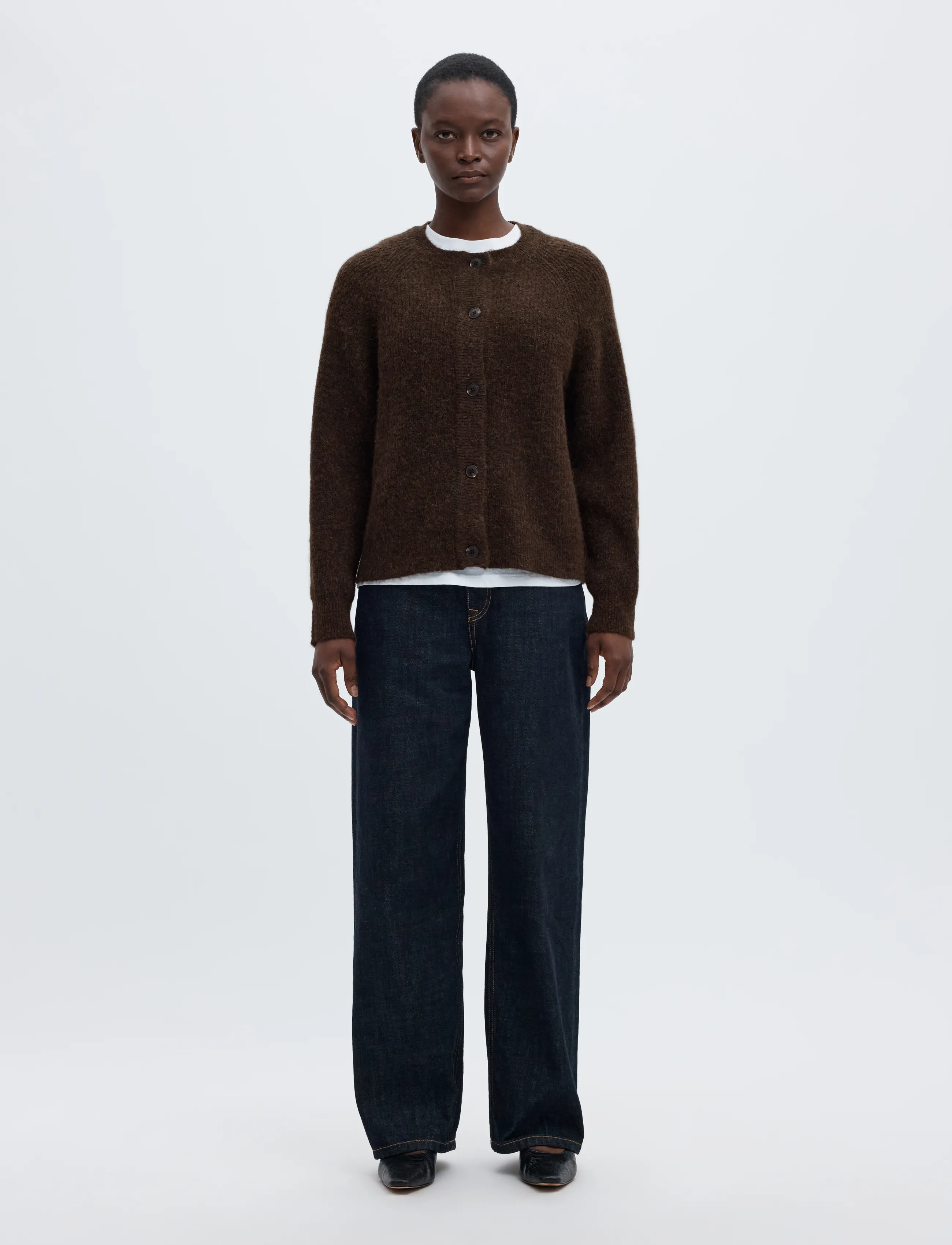 Selected - SLWLULU LS KNIT SHORT CARDIGAN NOOS - koftor - delicioso - 3