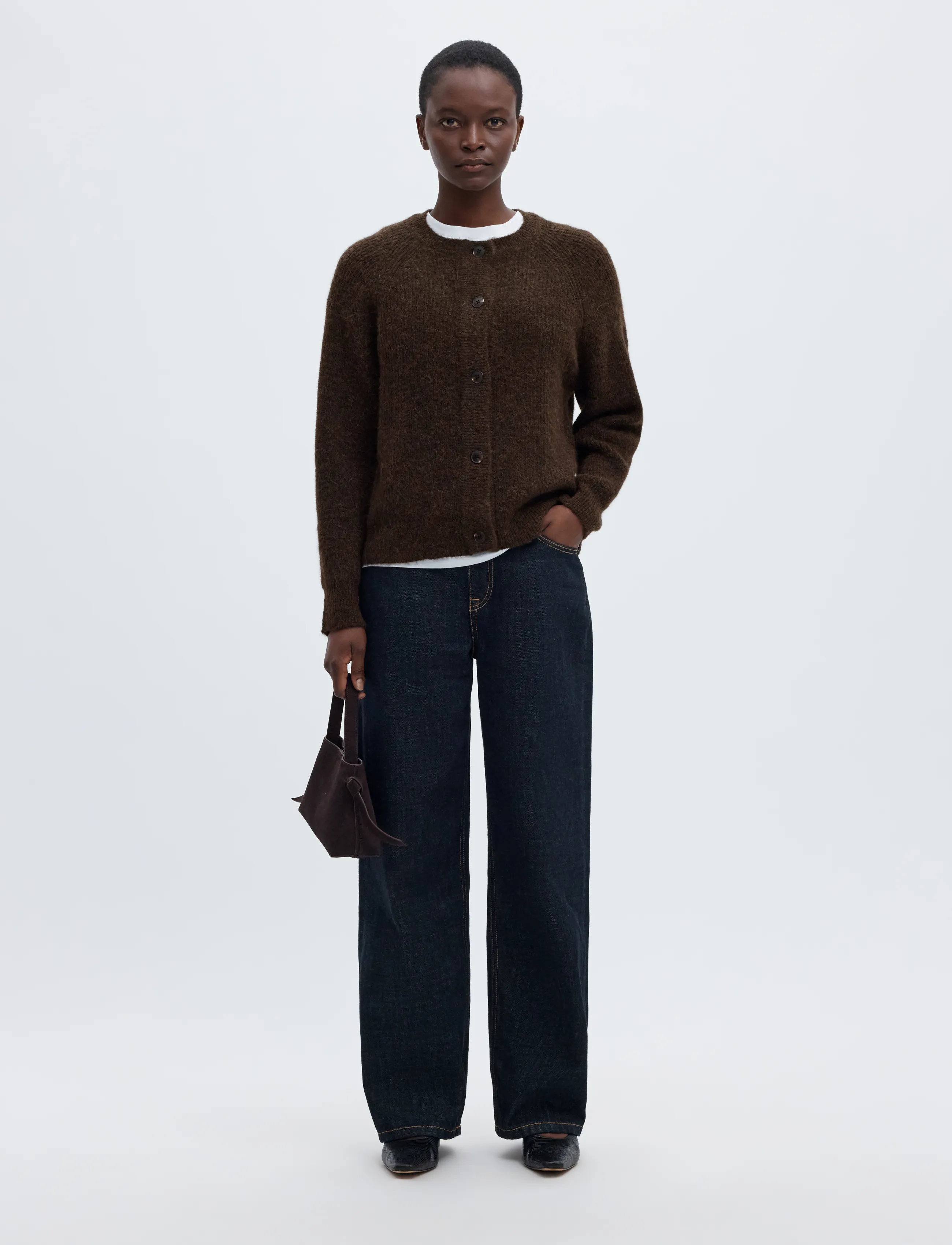 Selected - SLWLULU LS KNIT SHORT CARDIGAN NOOS - koftor - delicioso - 5