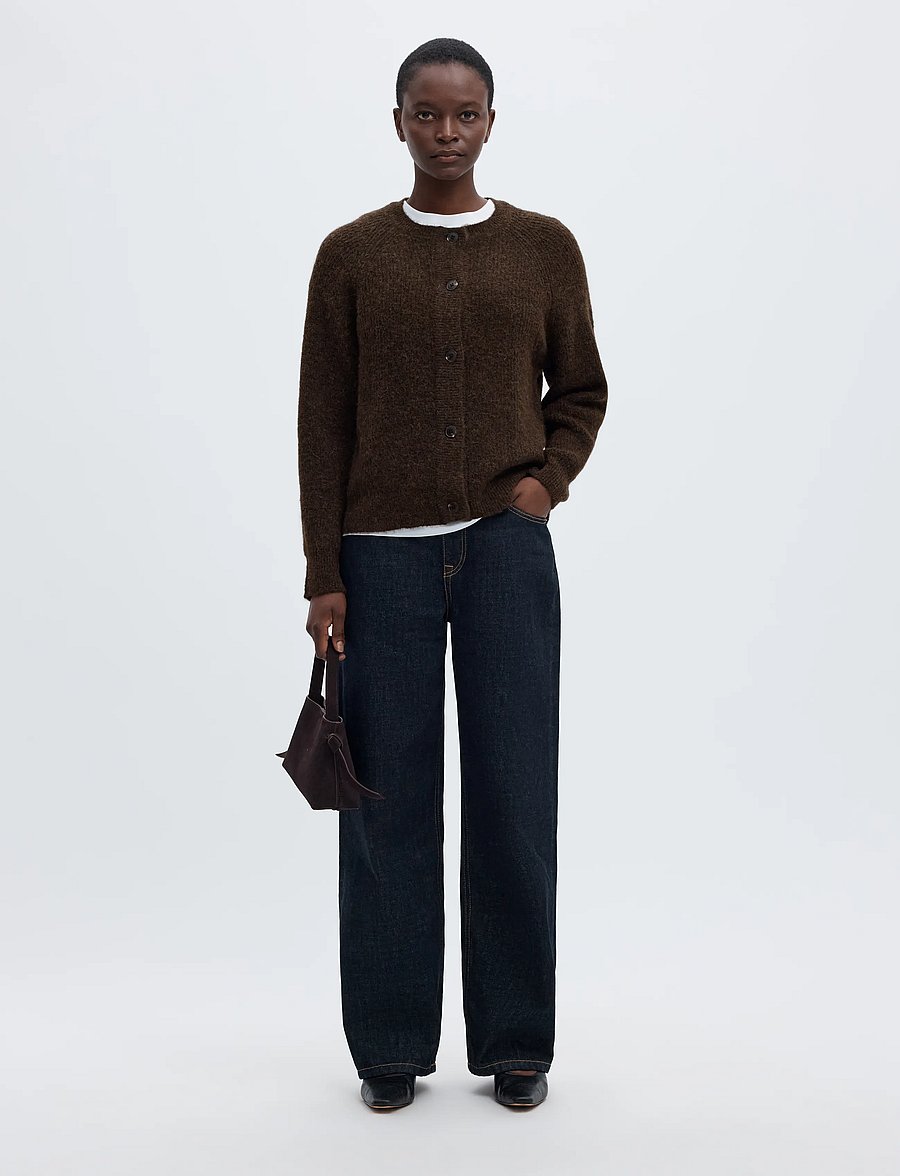 Selected - SLWLULU LS KNIT SHORT CARDIGAN NOOS - kardiganid - delicioso - 5