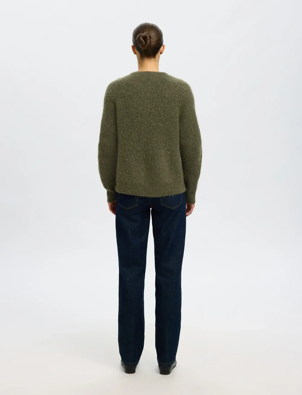 Selected - SLFLULU LS KNIT SHORT CARDIGAN NOOS - cardigans - kalamata - 3