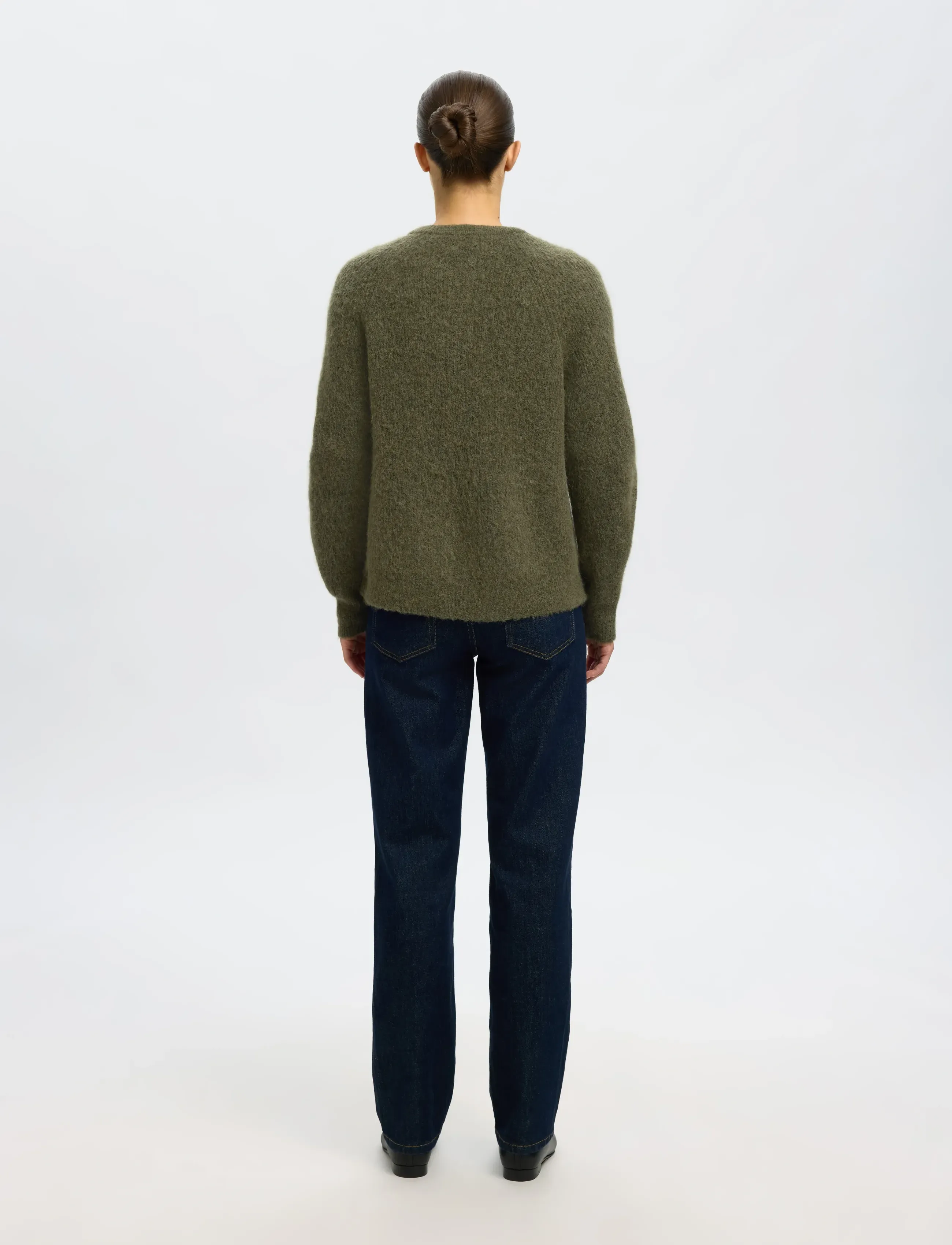 Selected - SLWLULU LS KNIT SHORT CARDIGAN NOOS - cardigans - kalamata - 3