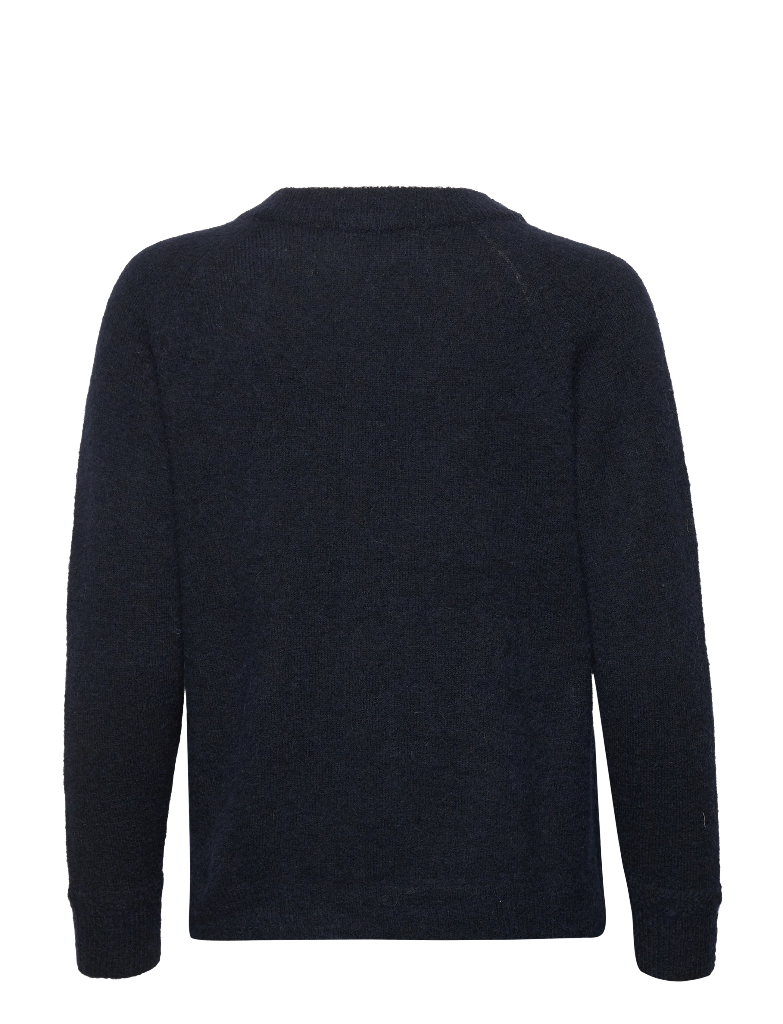 Selected - SLFLULU LS KNIT O-NECK NOOS - striktrøjer - dark sapphire - 2