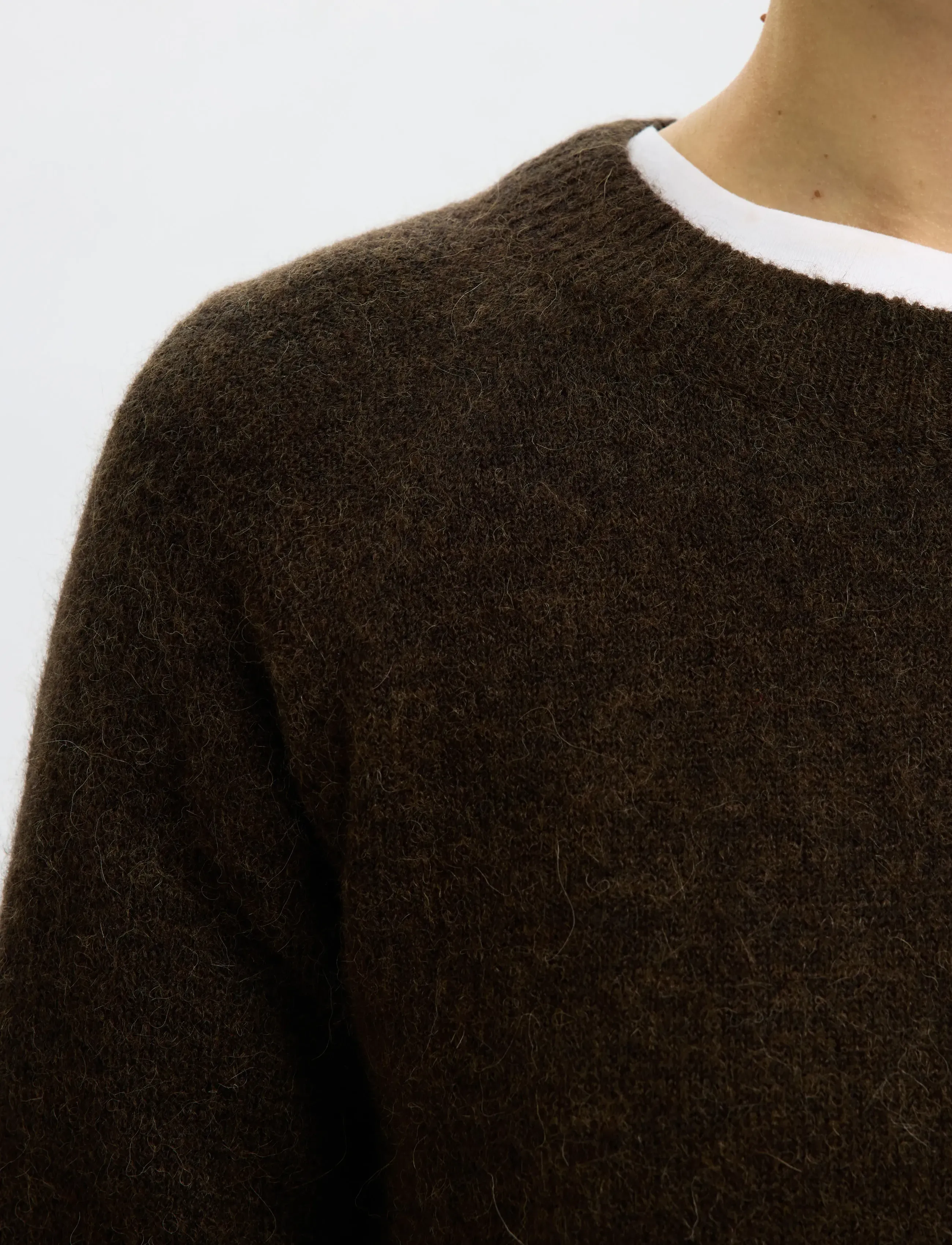 Selected - SLWLULU LS KNIT O-NECK NOOS - stickade tröjor - delicioso - 4