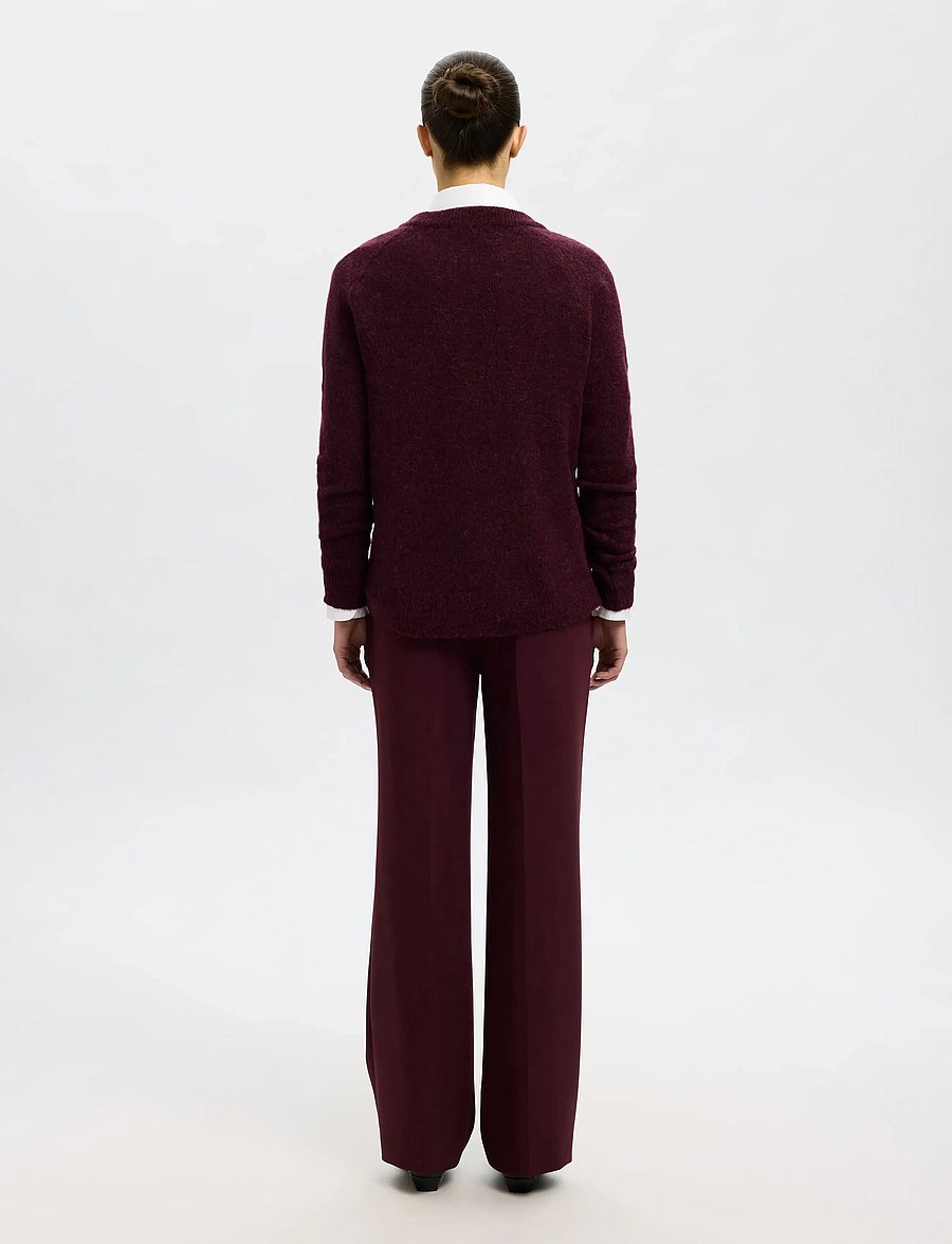 Selected - SLWLULU LS KNIT O-NECK NOOS - pullover - fig - 2