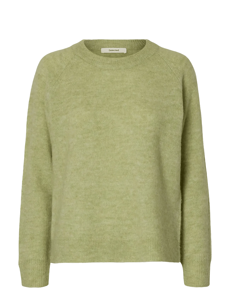 Selected - SLWLULU LS KNIT O-NECK NOOS - pullover - lint - 1