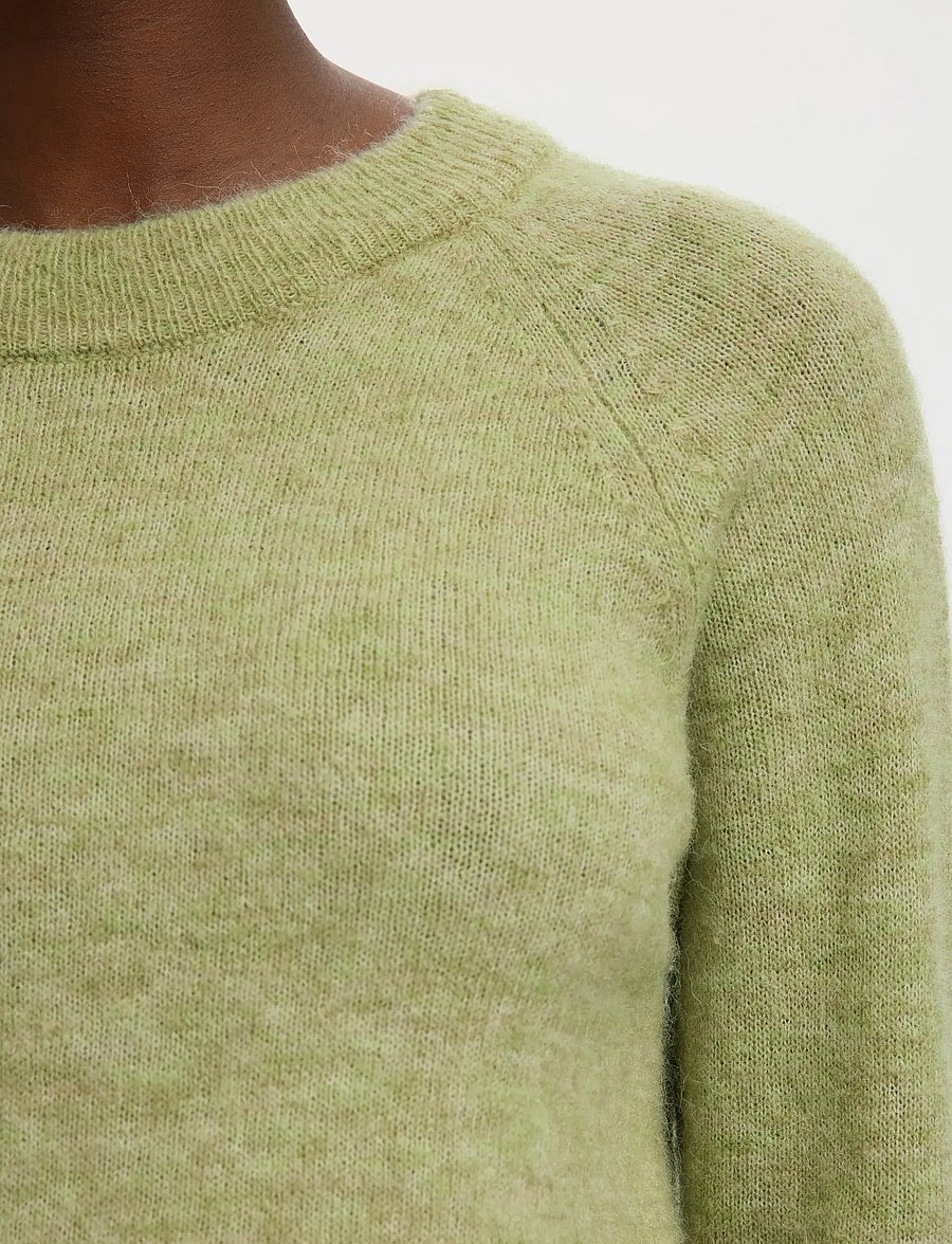 Selected - SLWLULU LS KNIT O-NECK NOOS - pullover - lint - 3