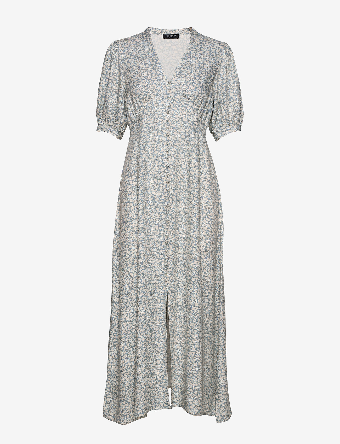 Selected Femme - SLFTIRZA 2/4 ANKLE DRESS RT - faded denim - 0