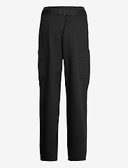 Selected Femme - SLFDORA HWLACK JEAN W - straight leg trousers - black denim - 1