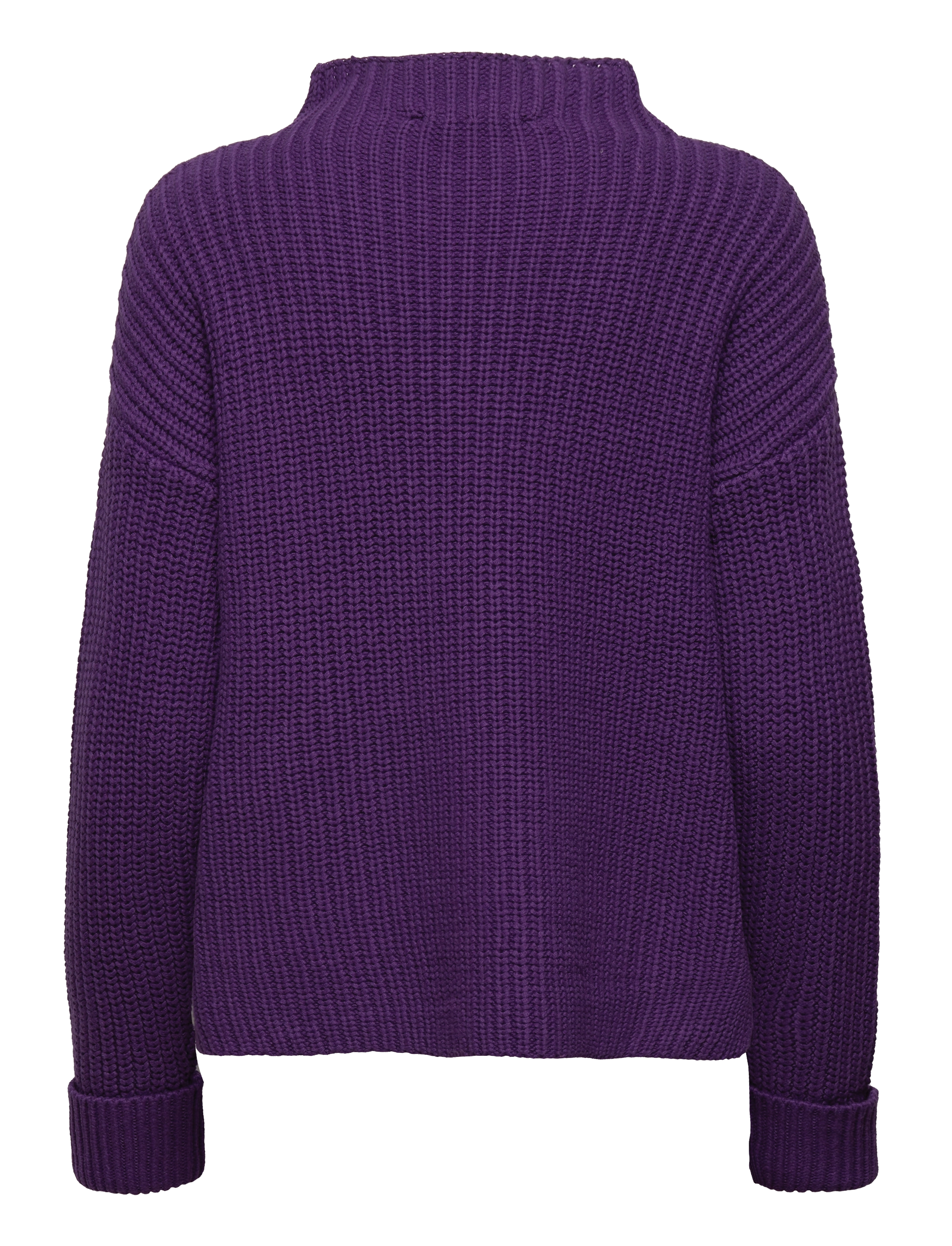 Selected - SLFSELMA LS KNIT T-NECK - trøjer - acai - 1