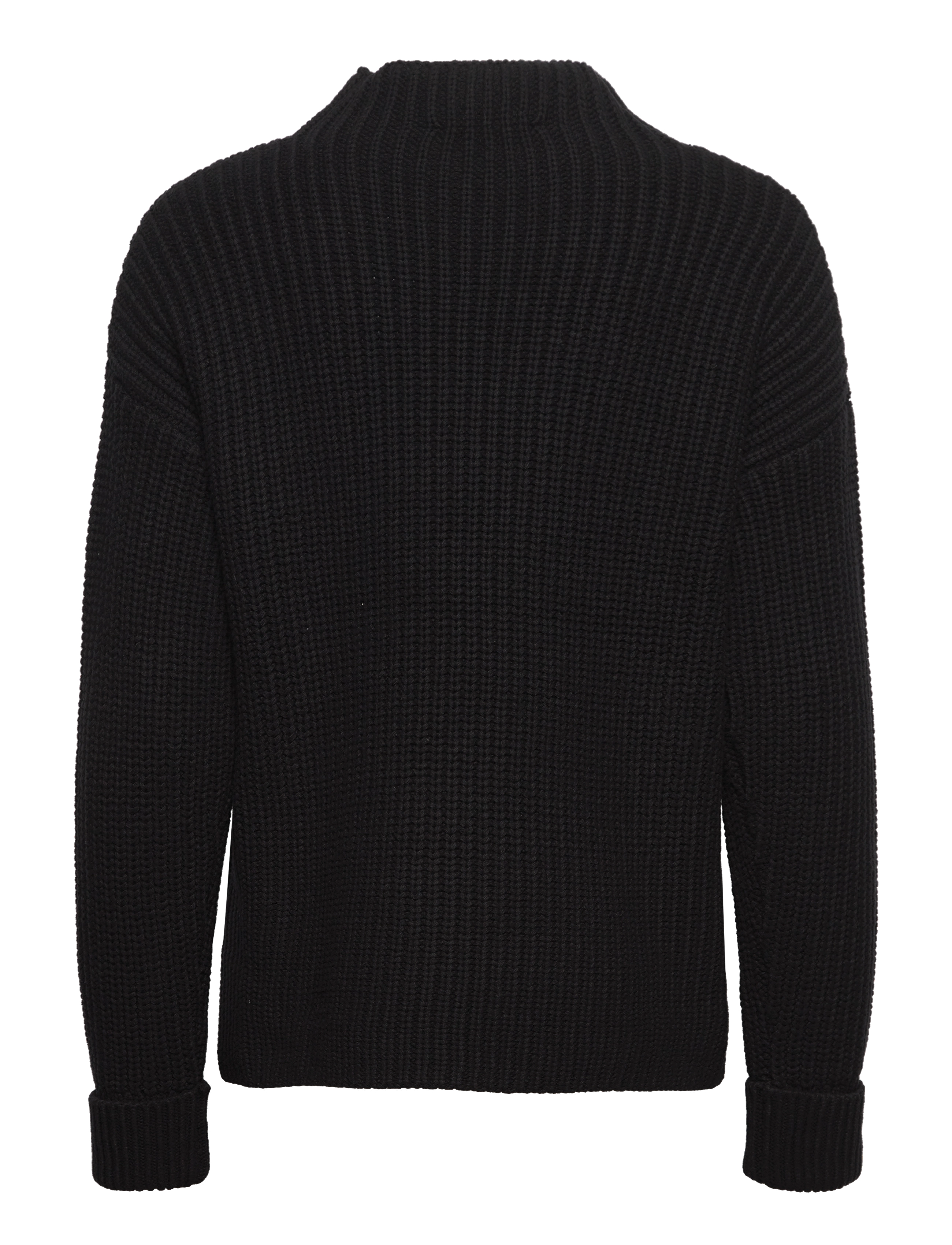 Selected - SLFSELMA LS KNIT T-NECK - jumpers - black - 2