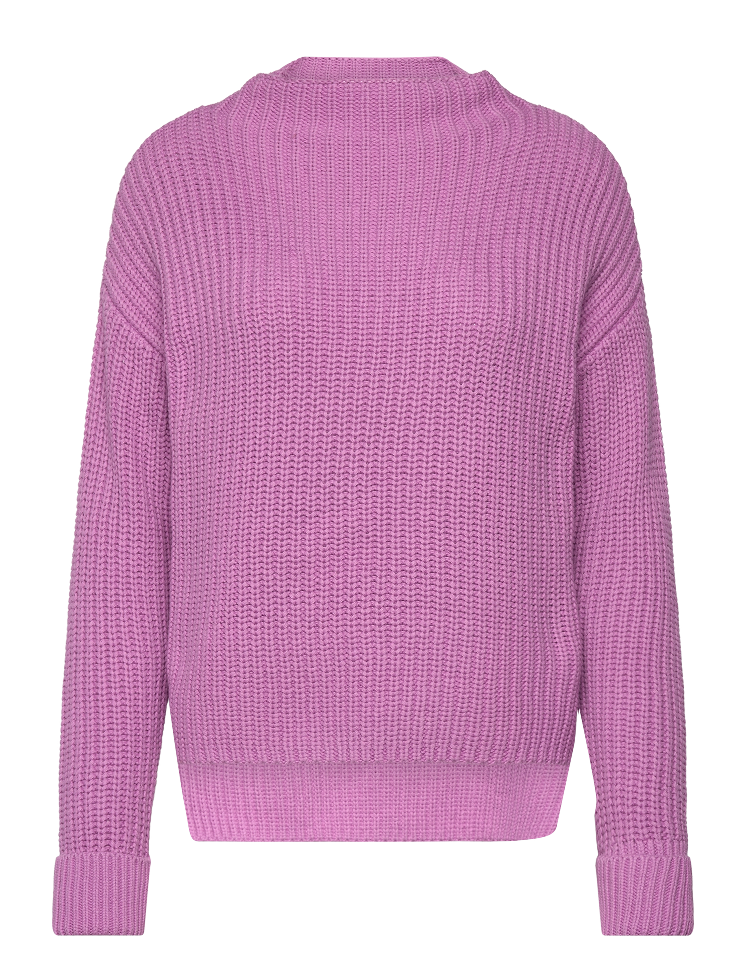 SELECTED Slfselma Ls Knit T-Neck Pink - S - Damen