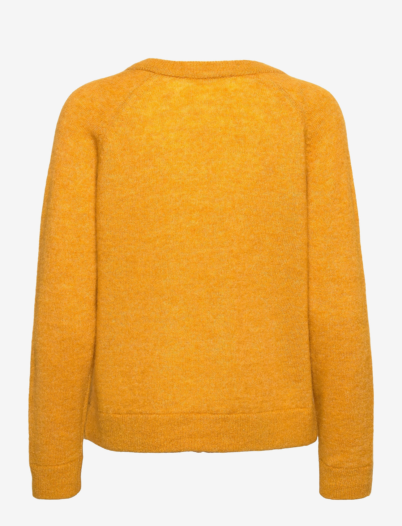 Selected - SLFLULU LS KNIT V-NECK - arrowwood - 1