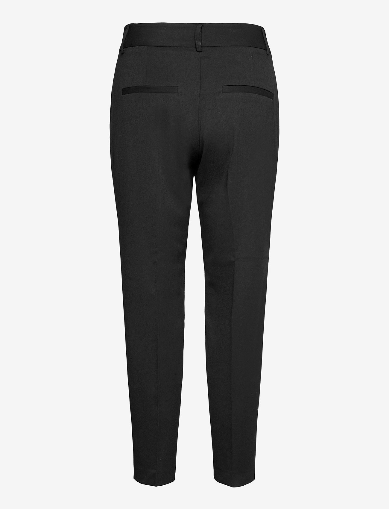 Selected Femme - SLFRIA MW CROPPED PANT BLACK N. - black - 1