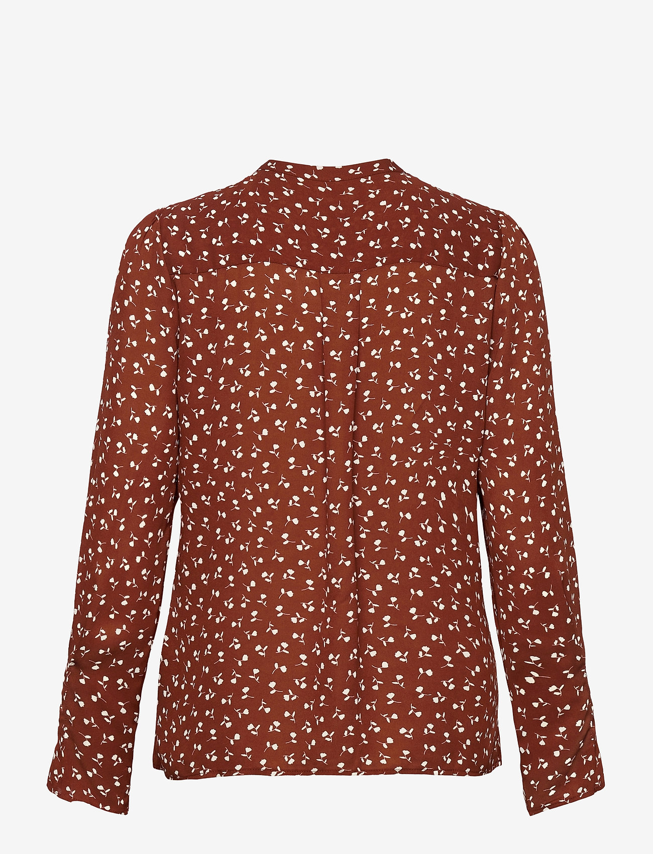 Selected Femme - SLFLIVIA LS AOP TOP - smoked paprika - 1