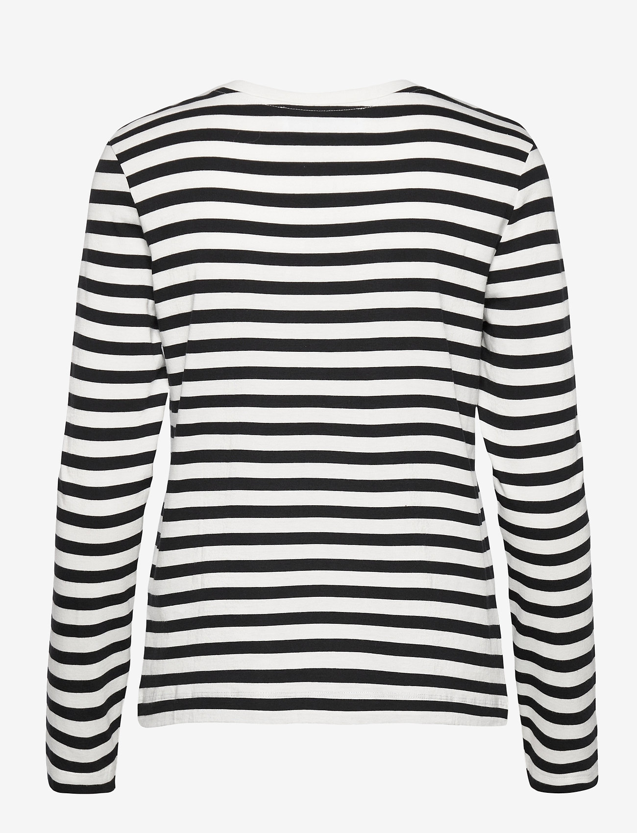 Selected - SLFSTANDARD LS TEE STR NOOS - autumn clothing - black - 1