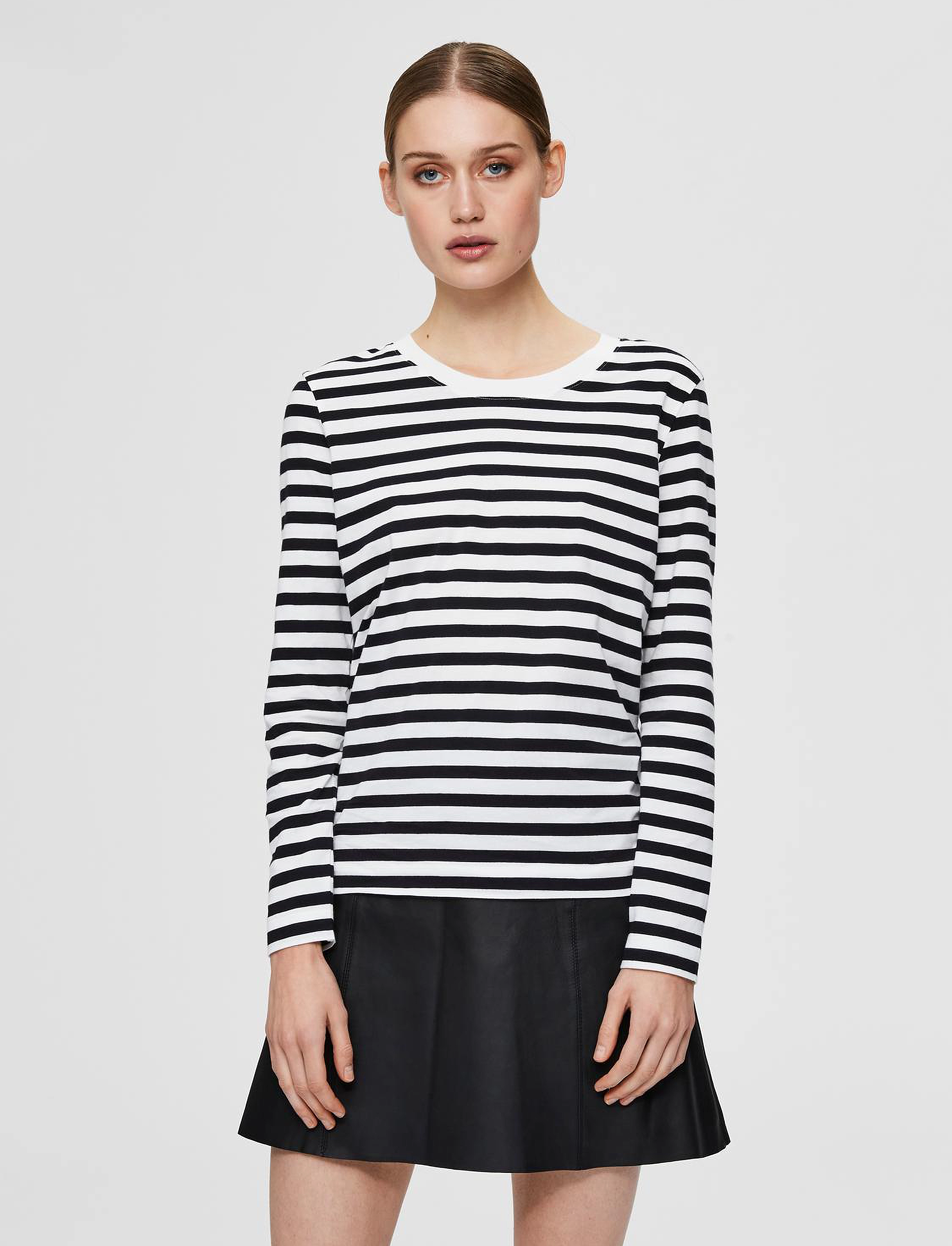 Slfstandard Ls Tee Str Noos