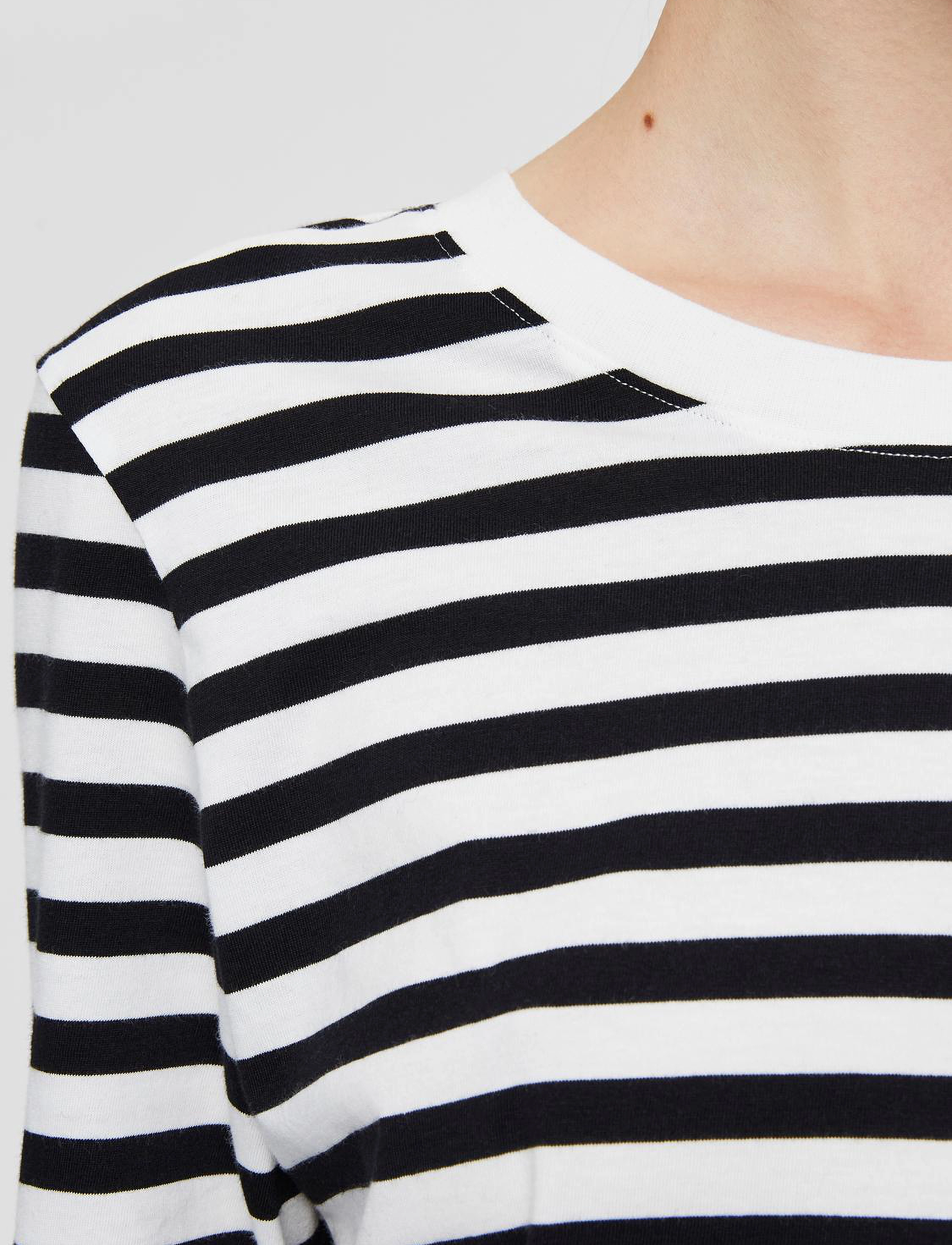 Selected - SLFSTANDARD LS TEE STR NOOS - palaidinukės ilgomis rankovėmis - black - 5